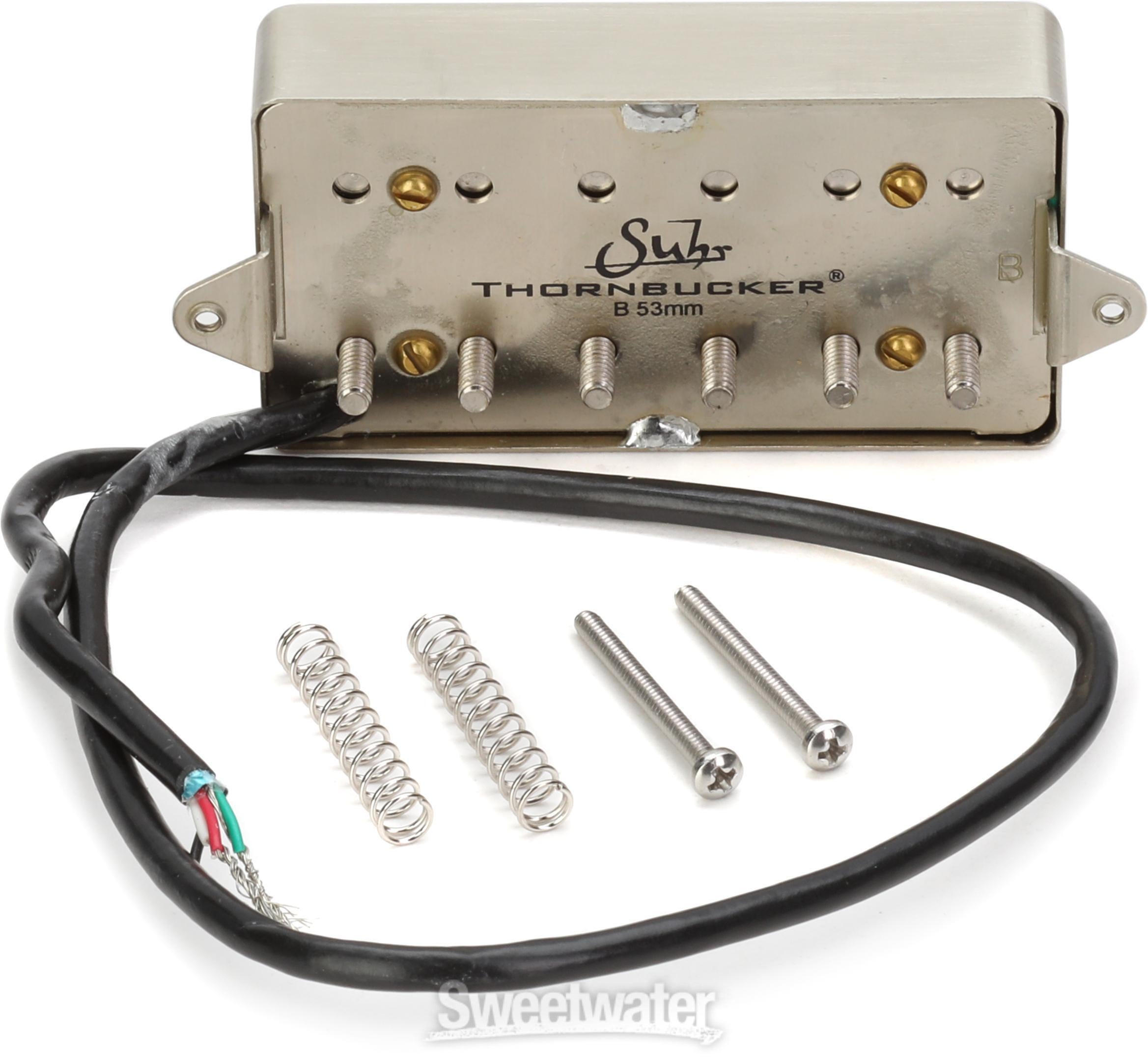 Suhr Thornbucker Bridge Humbucker Pickup - 53mm Spacing, Raw Nickel |  Sweetwater