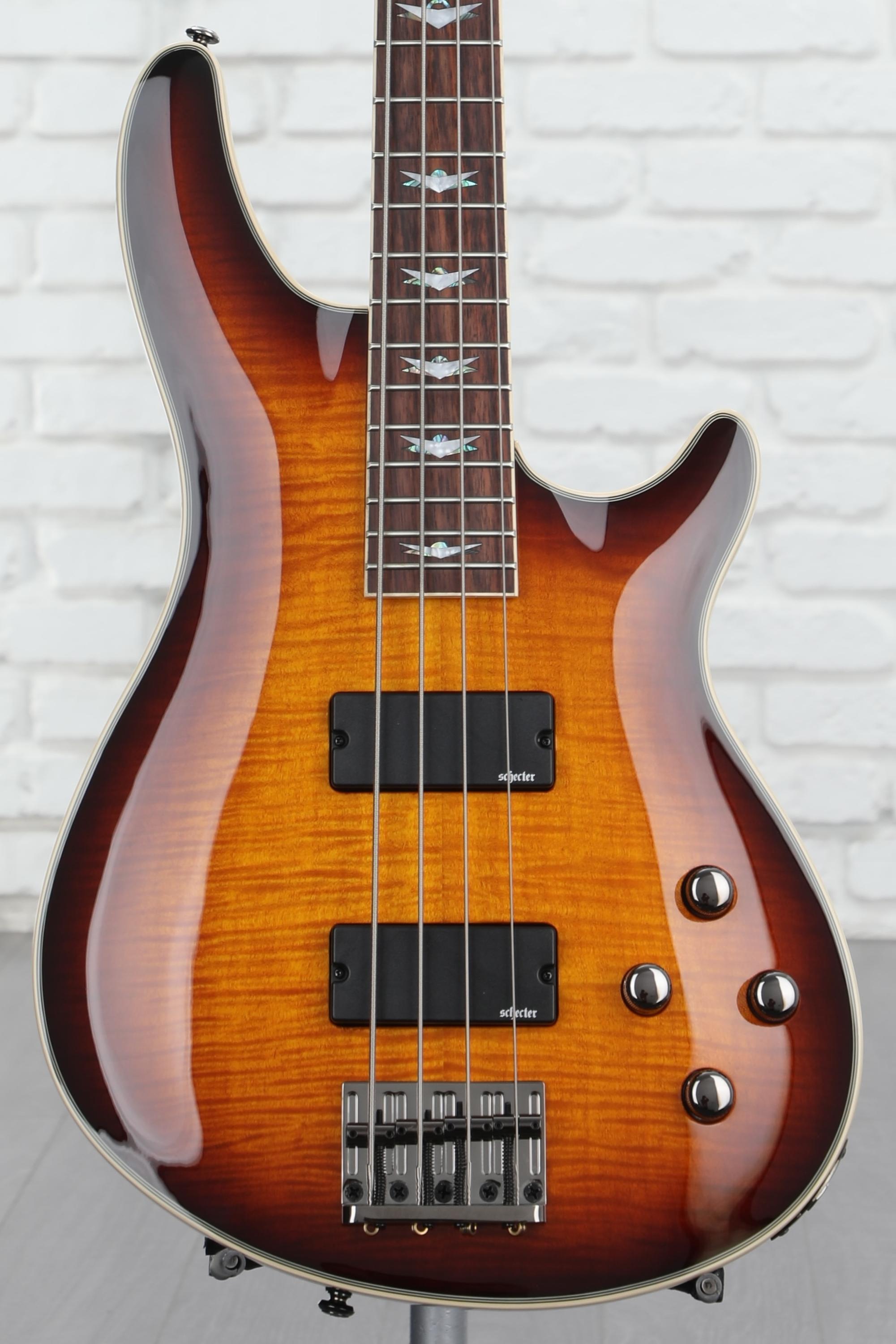 Schecter Omen Extreme-4 Bass Guitar - Vintage Sunburst | Sweetwater