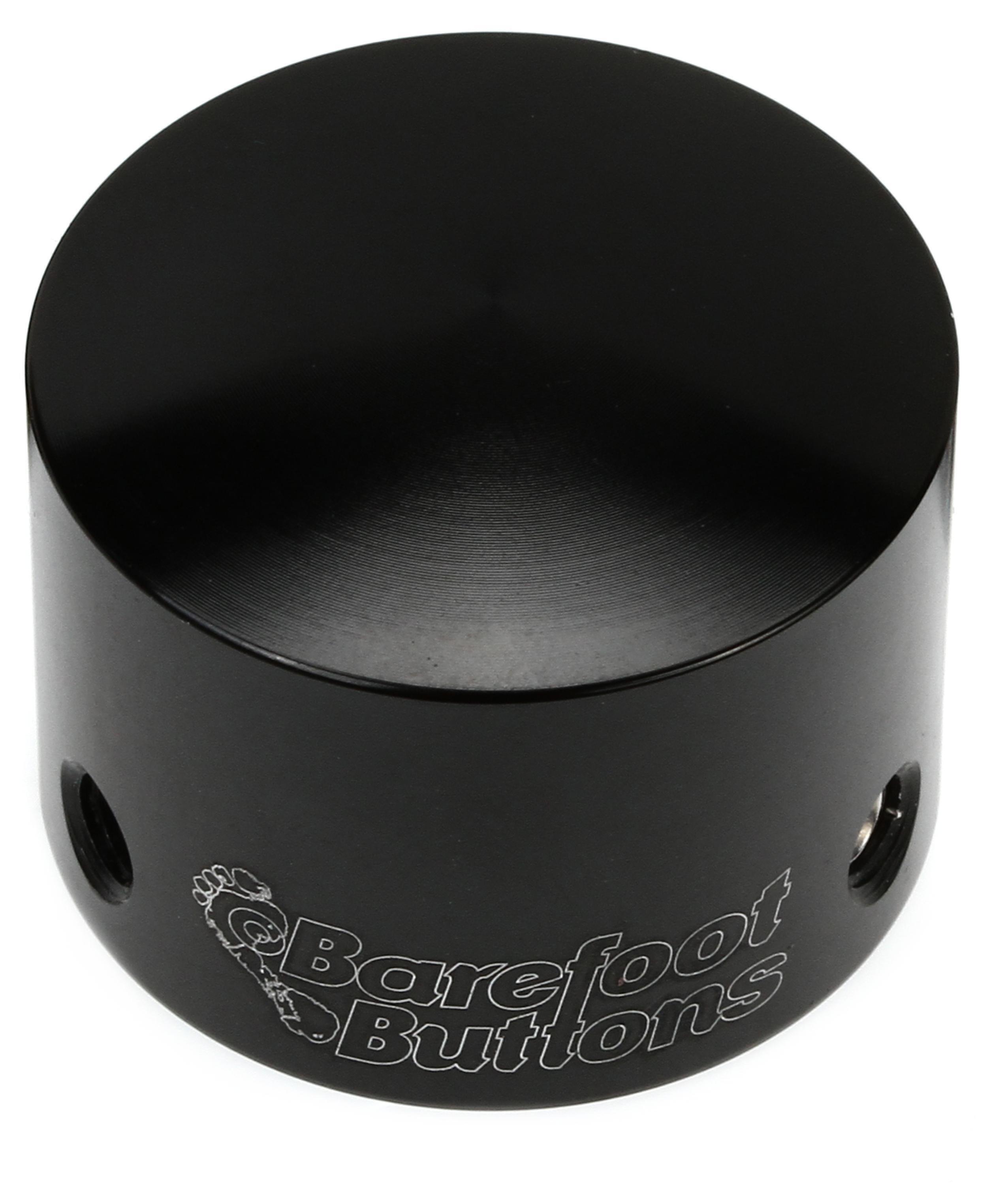 Barefoot Buttons V1 Tallboy Mini Footswitch Cap - Black | Sweetwater