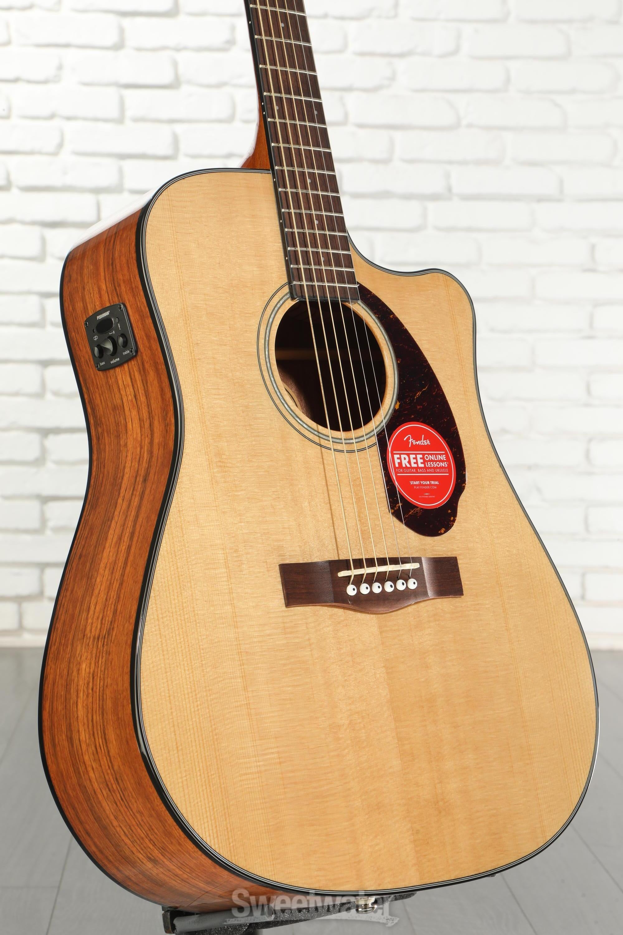 Photo of Fender CD-140SCE Dreadnought Acoustic-Electric Guitar - Natural