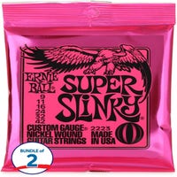Deals on Ernie Ball 2223 Super Slinky Nickel-wound Electric Guitar Strings