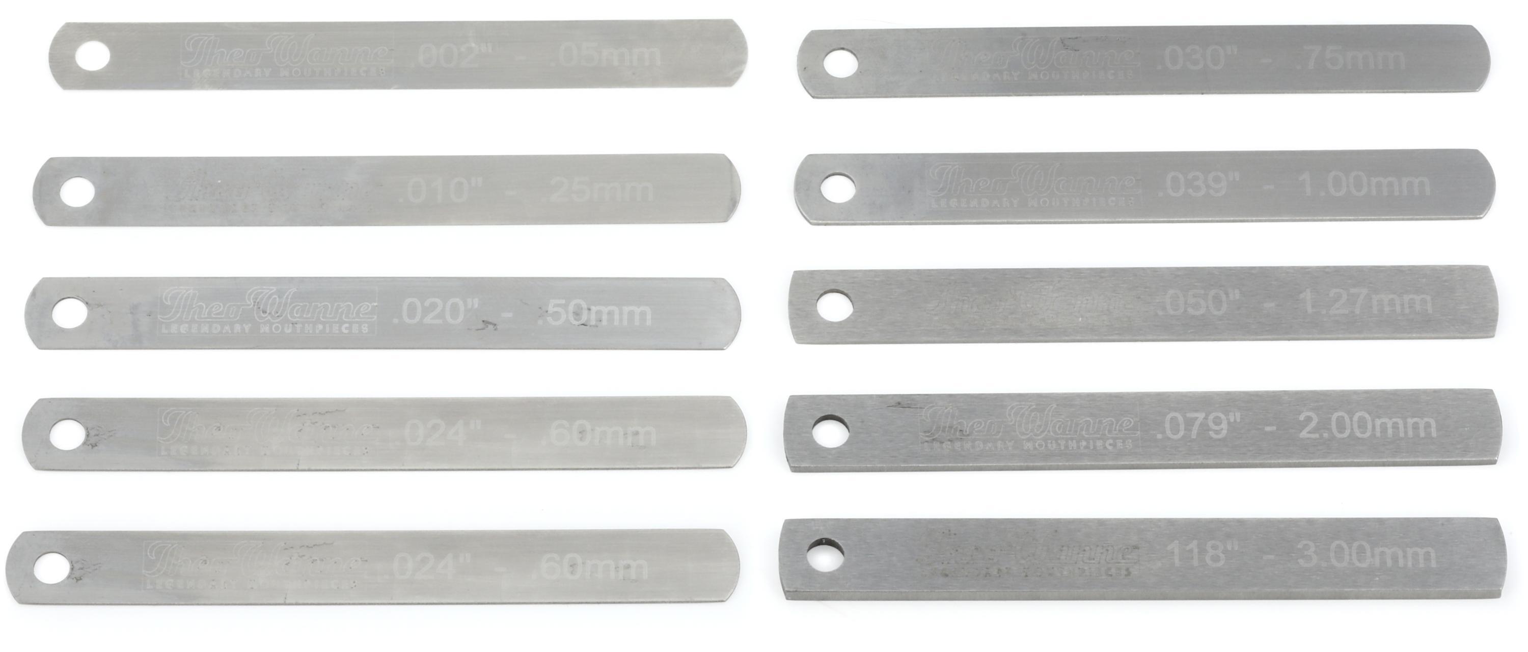Photo of Theo Wanne Feeler Gauge Set for Clarinet and Saxophone Mouthpieces