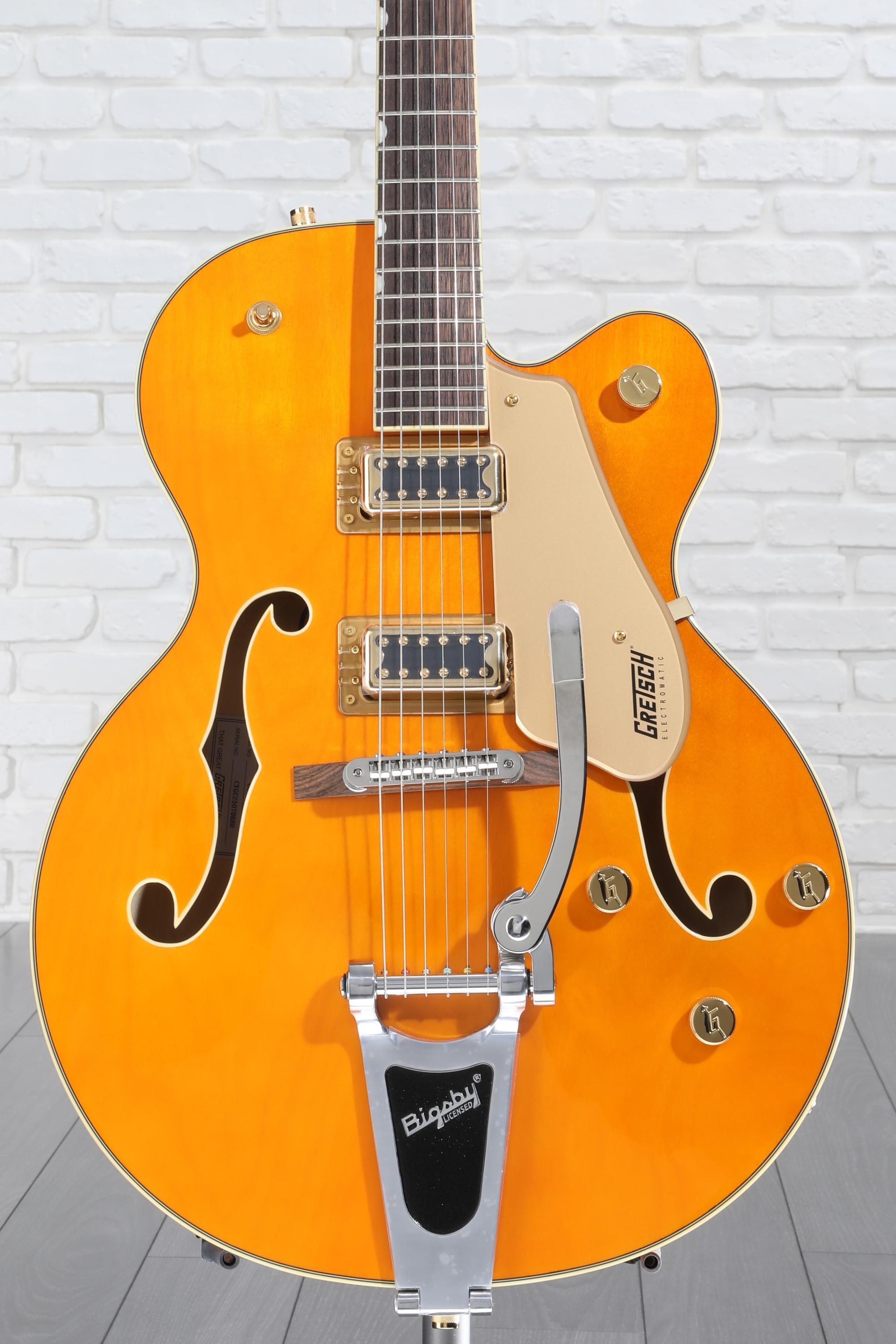 Gretsch G5420TG-59 Electromatic Hollowbody Guitar - Vintage Orange,  Sweetwater Exclusive