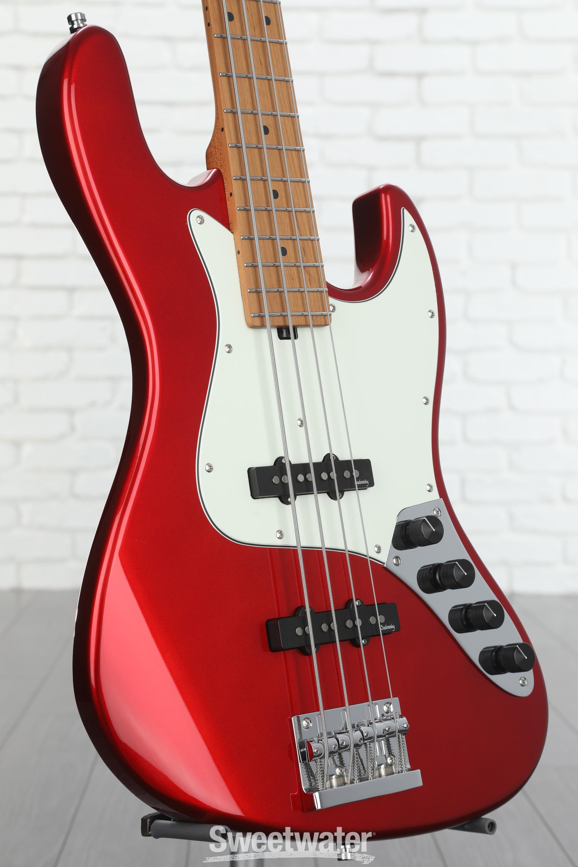 Photo of Sadowsky MetroExpress Vintage JJ Bass Guitar - Candy Apple Red Metallic