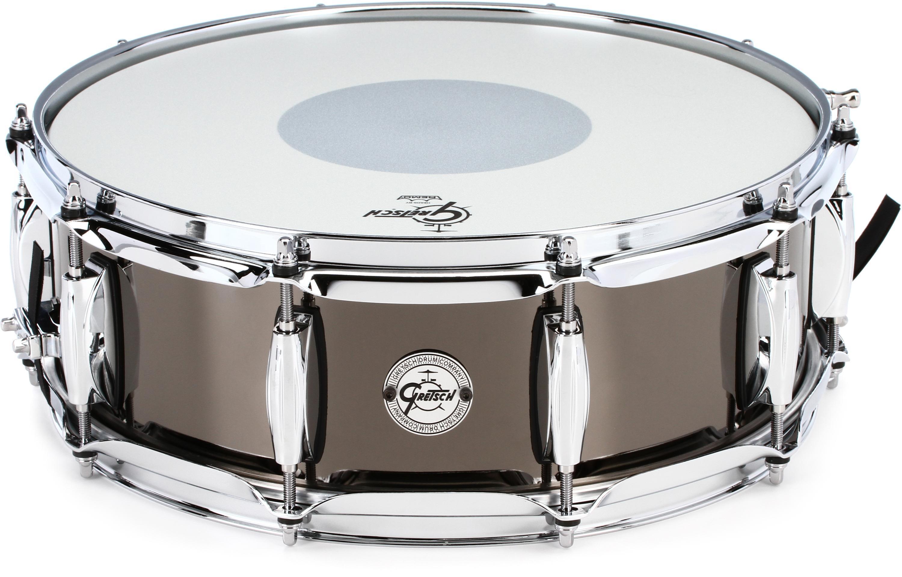 Gretsch black nickel over store steel snare drum