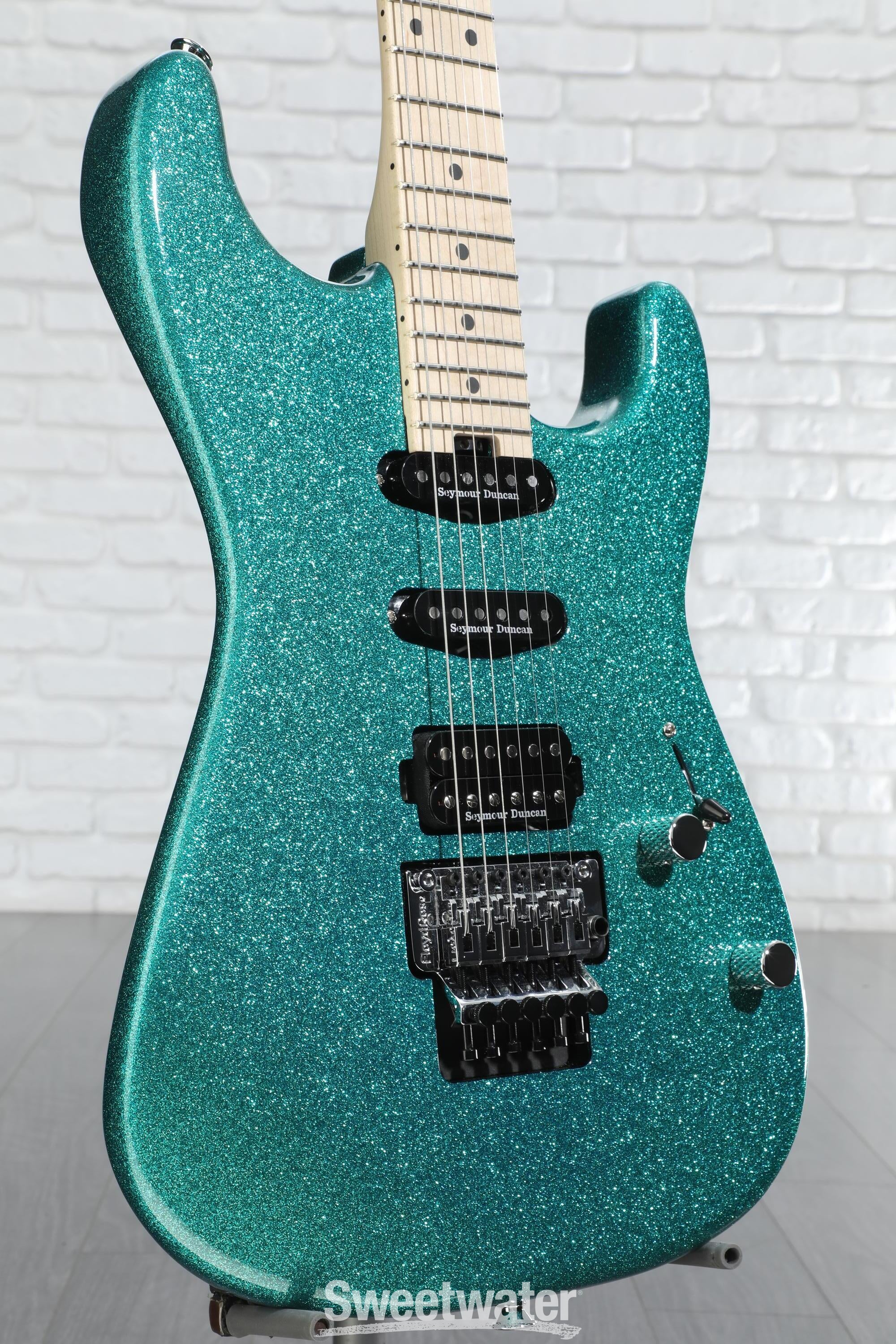 Charvel Pro-Mod San Dimas Style 1 HSS FR M Electric Guitar - Aqua Flake