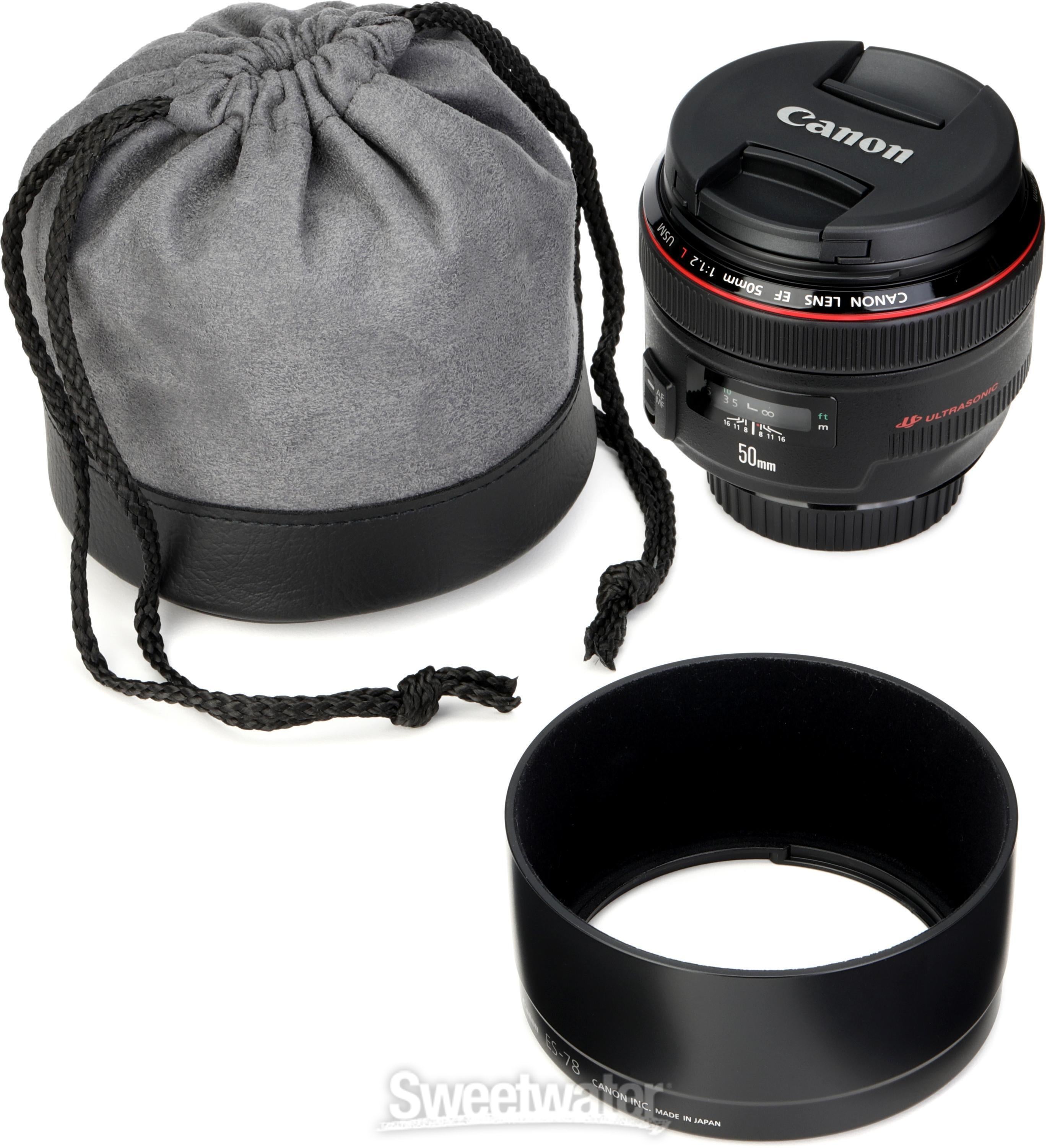 Canon EF 50mm f/1.2L USM Lens | Sweetwater