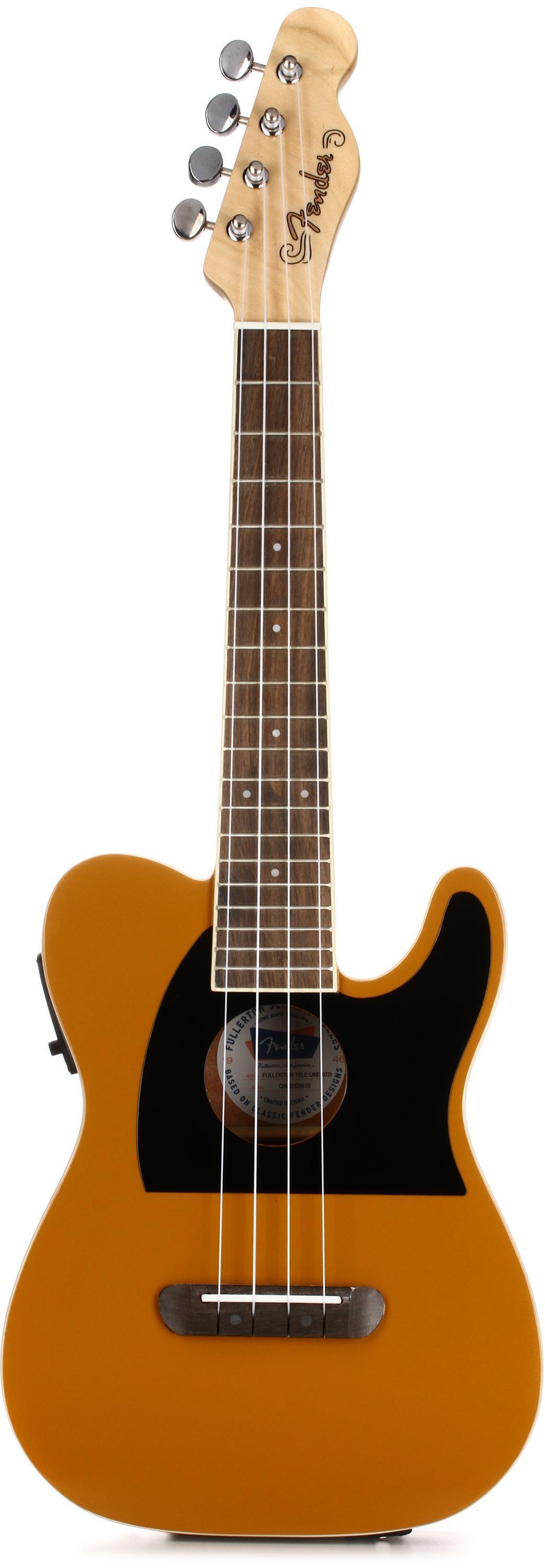 Bundled Item: Fender Fullerton Tele Uke - Butterscotch Blonde