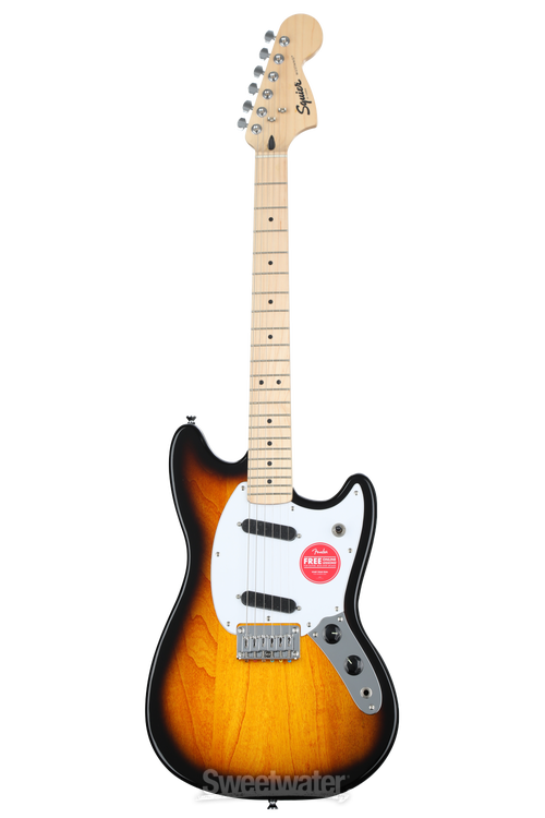 Squier Sonic Mustang Solidbody Electric Guitar - 2-color Squier Sonic Mustang Solidbody Electric Guitar - 2-color