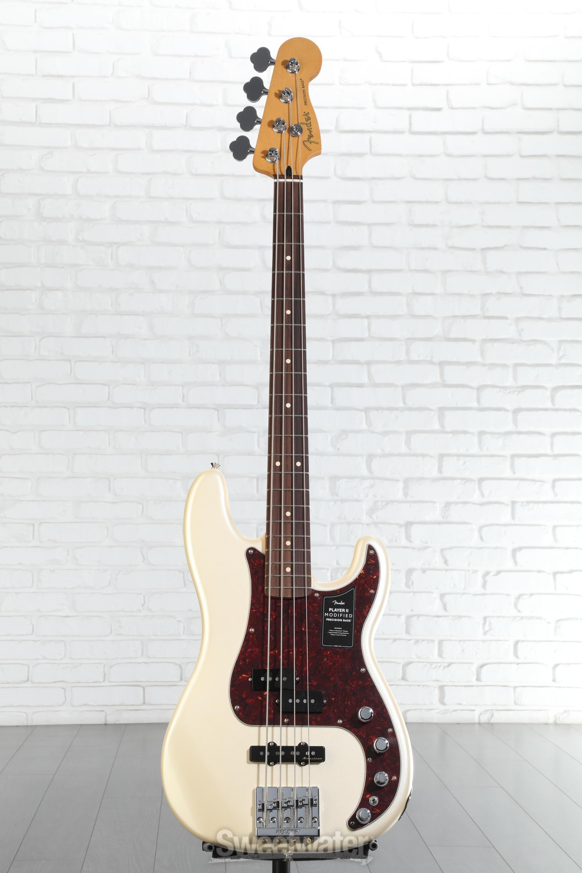 吉本荒野さん専用 Fender Player Precision Bass Fender Player II Modified Active Precision Bass - Olympic Pearl