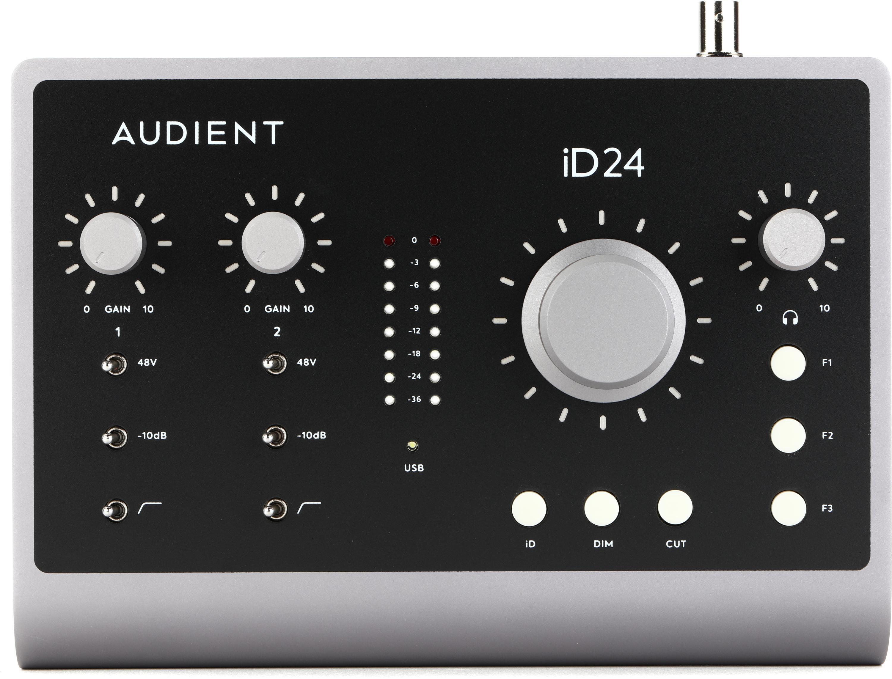 Audient iD24 10 x 14 USBC Audio Interface Sweetwater