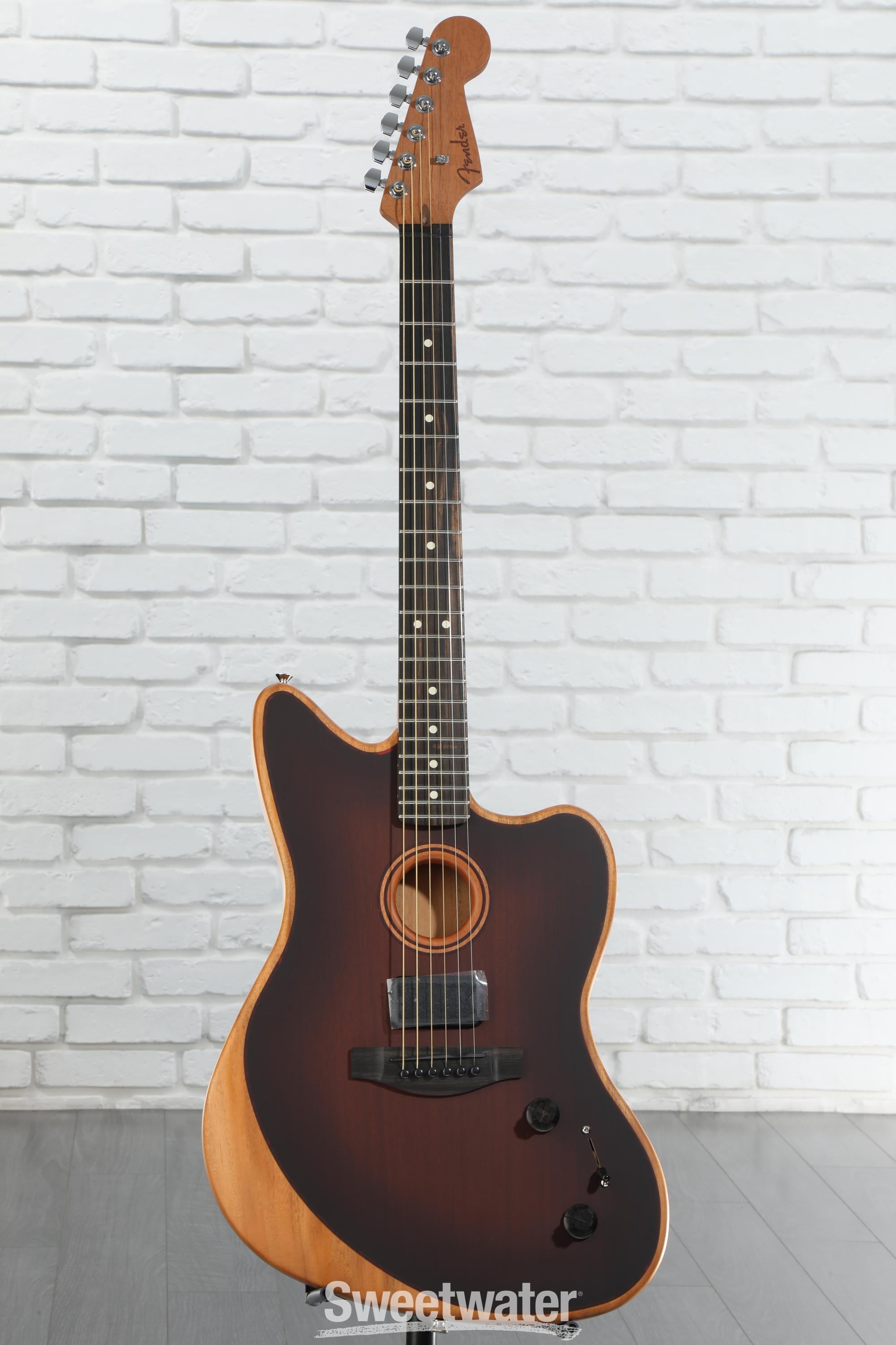 Amazon.com: Fender American Acoustasonic Jazzmaster Acoustic