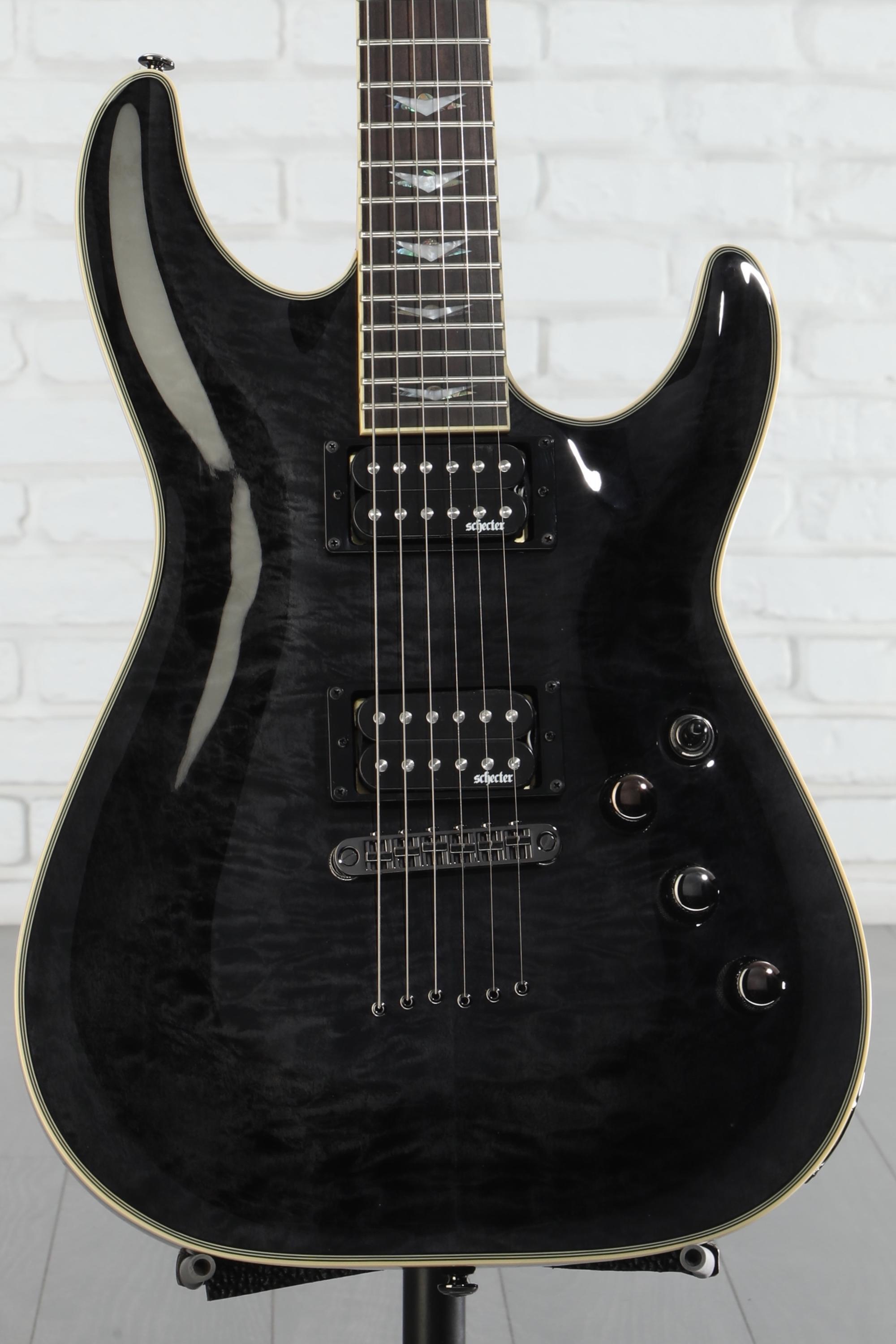 Schecter Omen Extreme-6 Electric Guitar - See-Thru Black