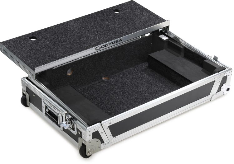 Odyssey FRDDJREV5GPW1U Pioneer DJ DDJ-REV5 1U Flight Case with Wheels