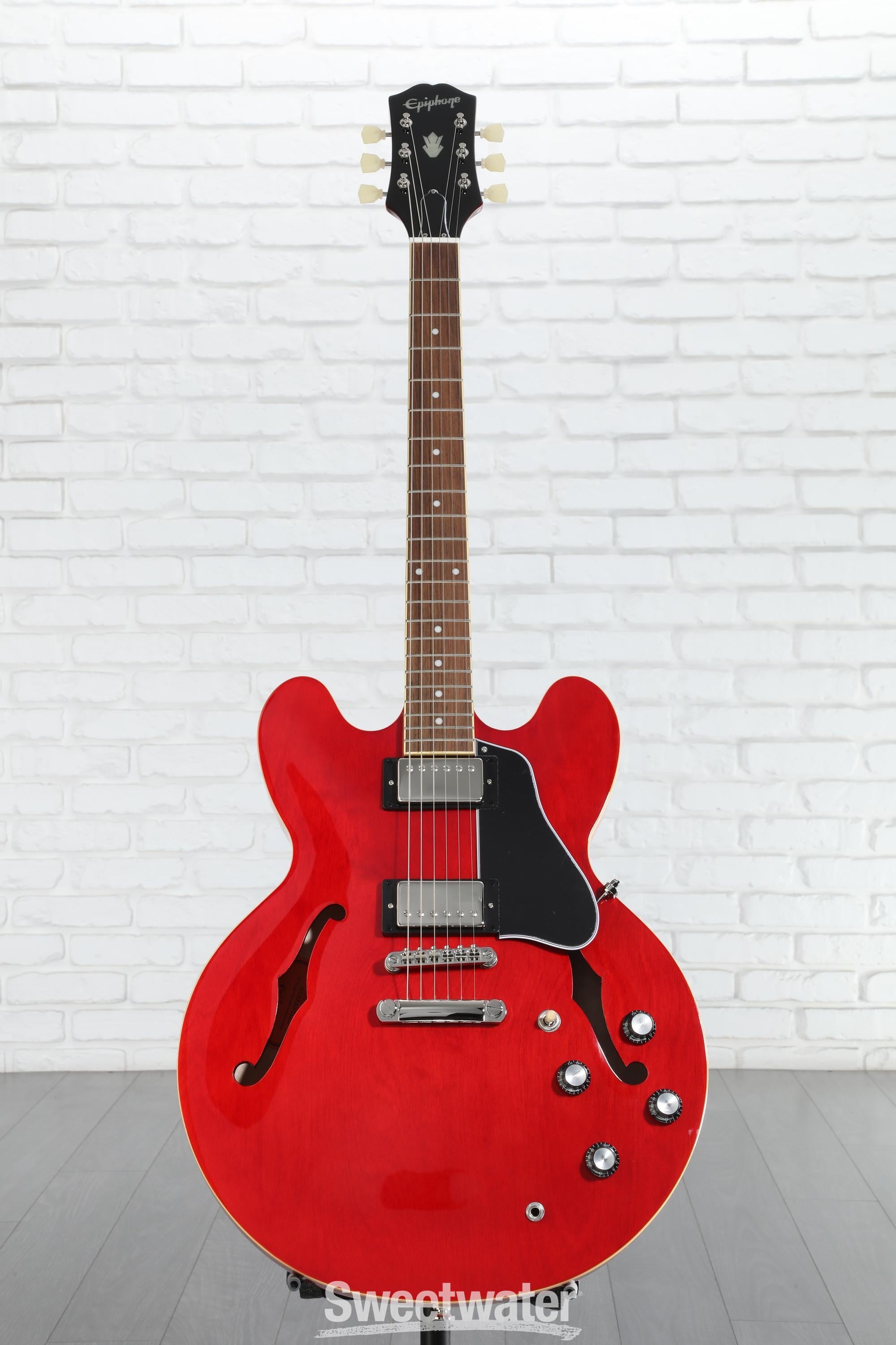 Epiphone ES-335 Semi-hollowbody Electric Guitar - Cherry | Sweetwater