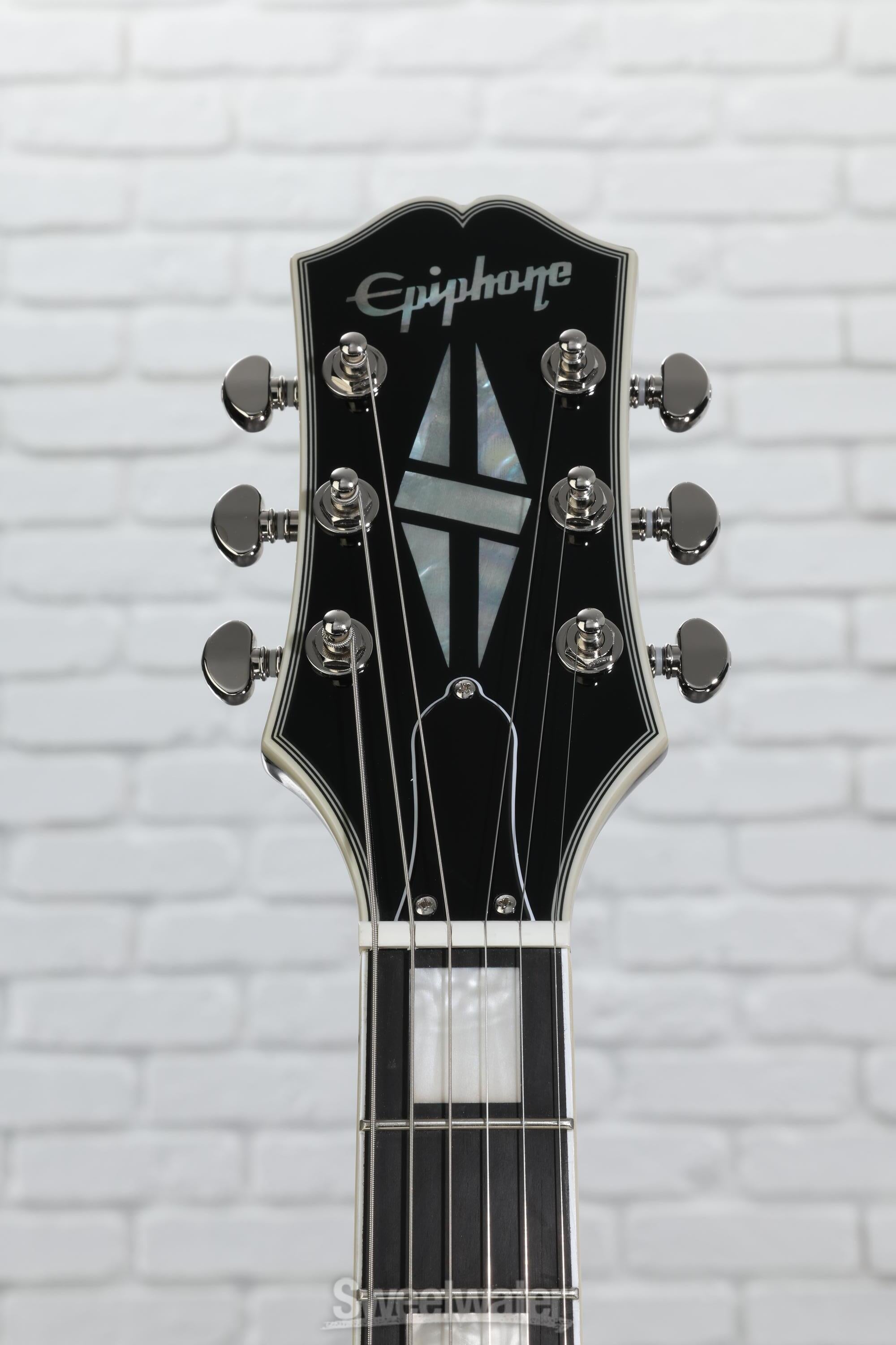 ギター Epiphone lespaul custom Sg 1963 Les Paul SG Custom With Maestro Vibrola, Classic White
