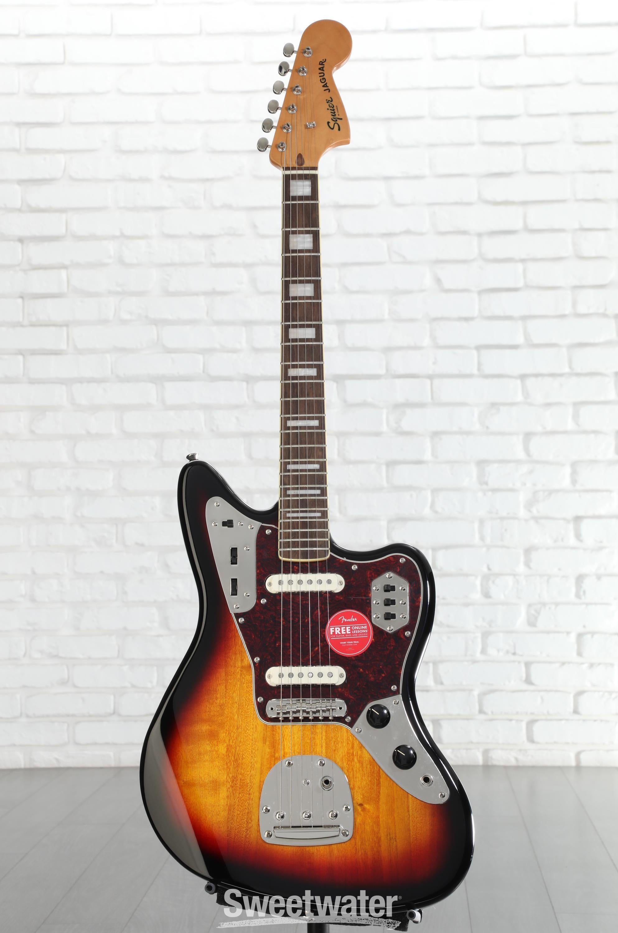 ギター Squier classic vibe '70s jaguar Squier Classic Vibe '70s Jaguar - Black | Sweetwater