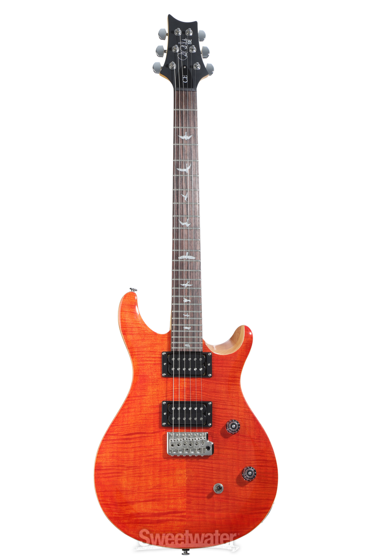 PRS SE CE 24 Standard Electric Guitar - Blood Orange | Sweetwater