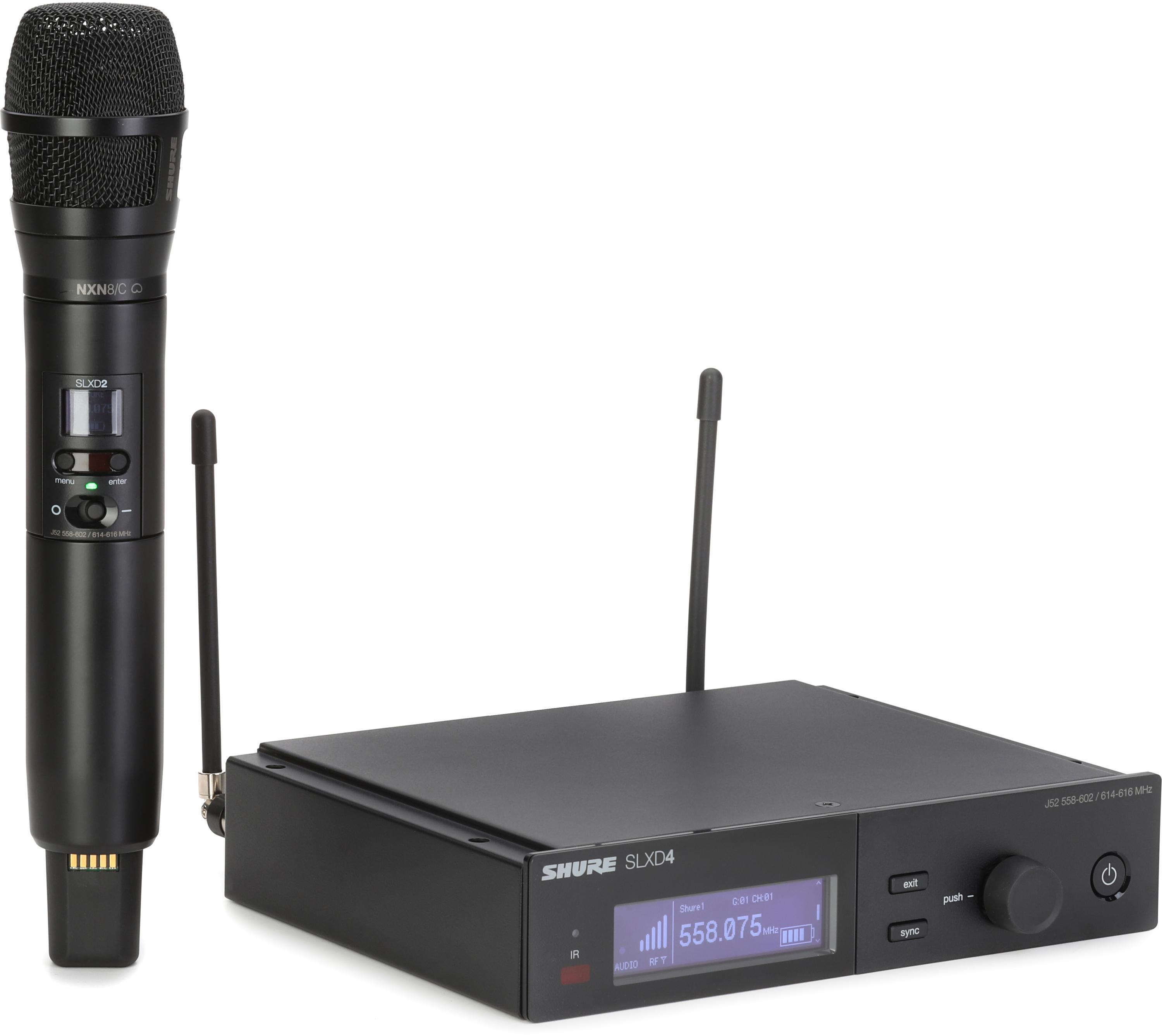 SHURE SLXD4 ets set bag付き　SLXD2マイク付き SHURE SLXD4 ets set bag付き SLXD2マイク付き SHURE SLXD4 ets