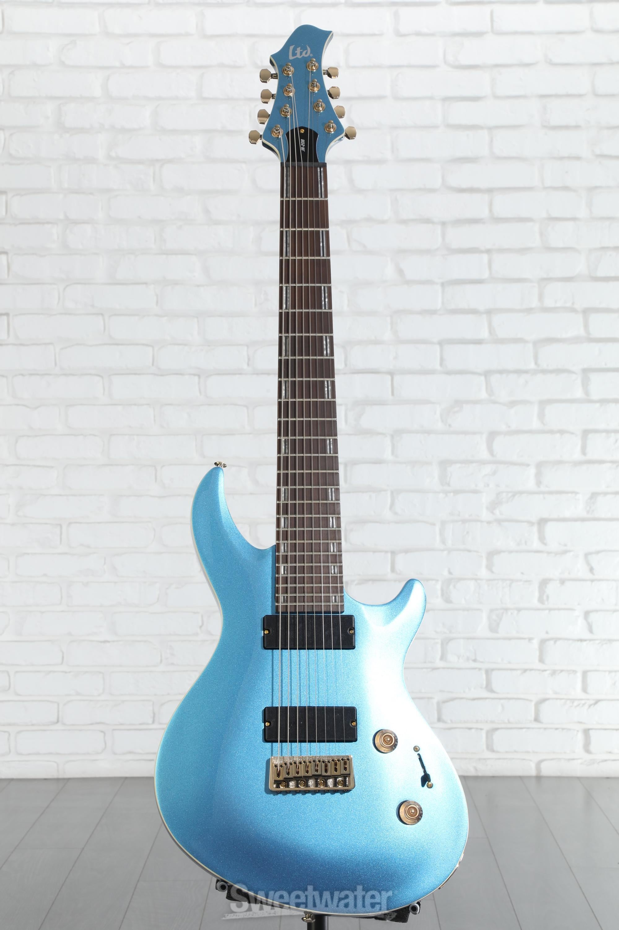 ESP LTD Javier Reyes JR-208 - Pelham Blue Reviews | Sweetwater