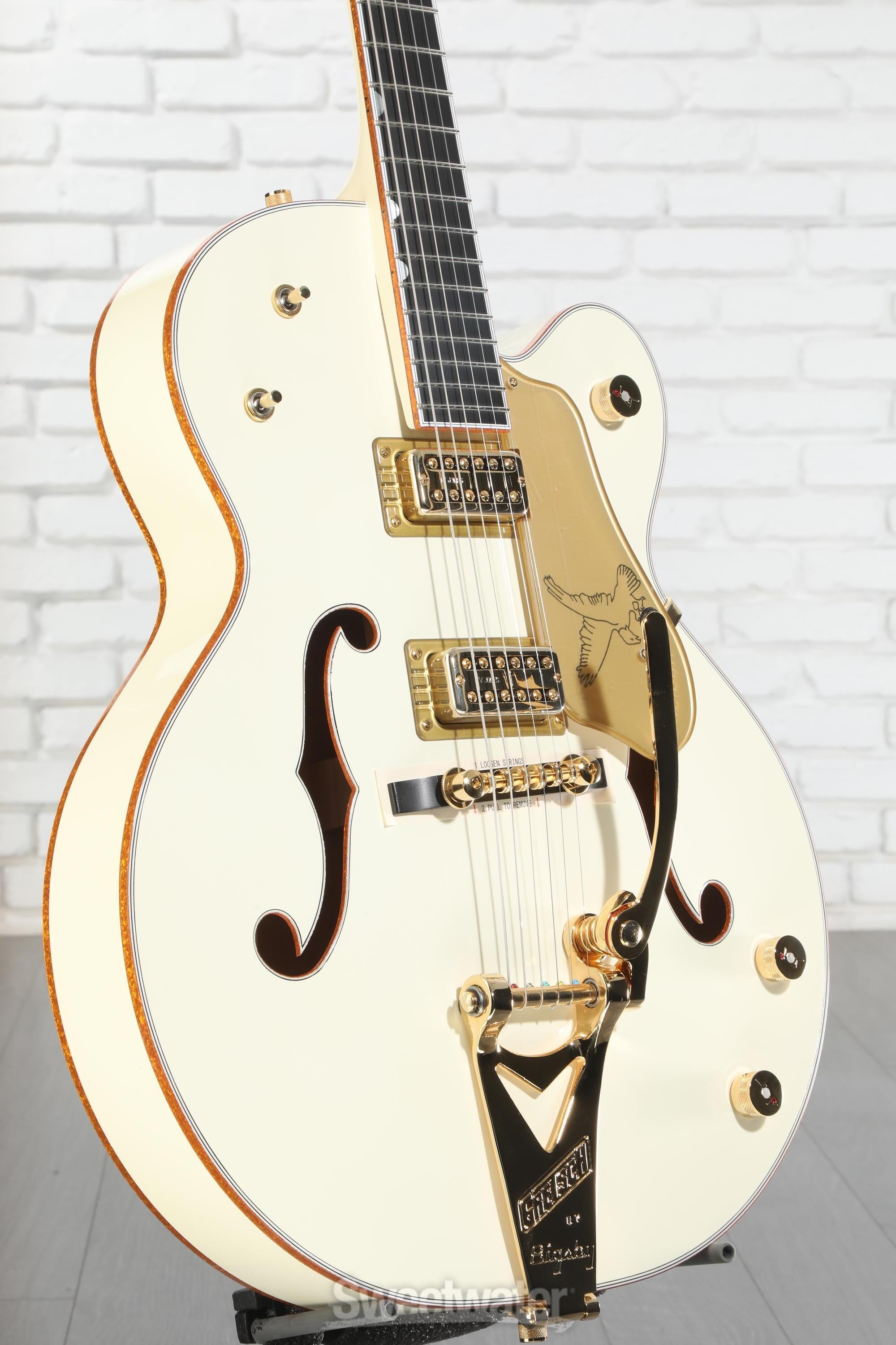 ゲリラ値下げ！激レア…プレミアGretsch G6136T-59 ホワイト ！！ GRETSCH G6136T-59 Vintage White Lacquer フルアコギター グレッチ