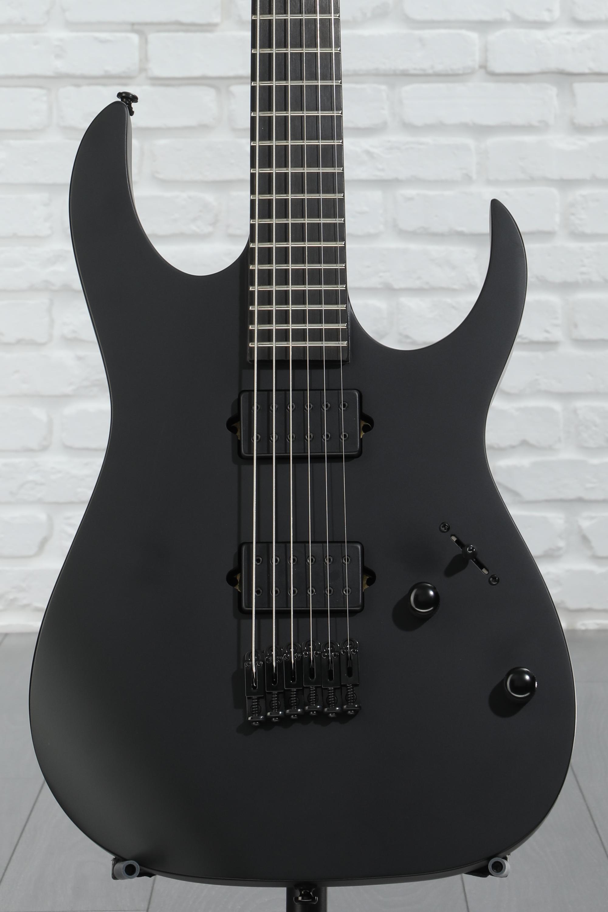 Ibanez RG Iron Label Baritone Electric Guitar Flat Black