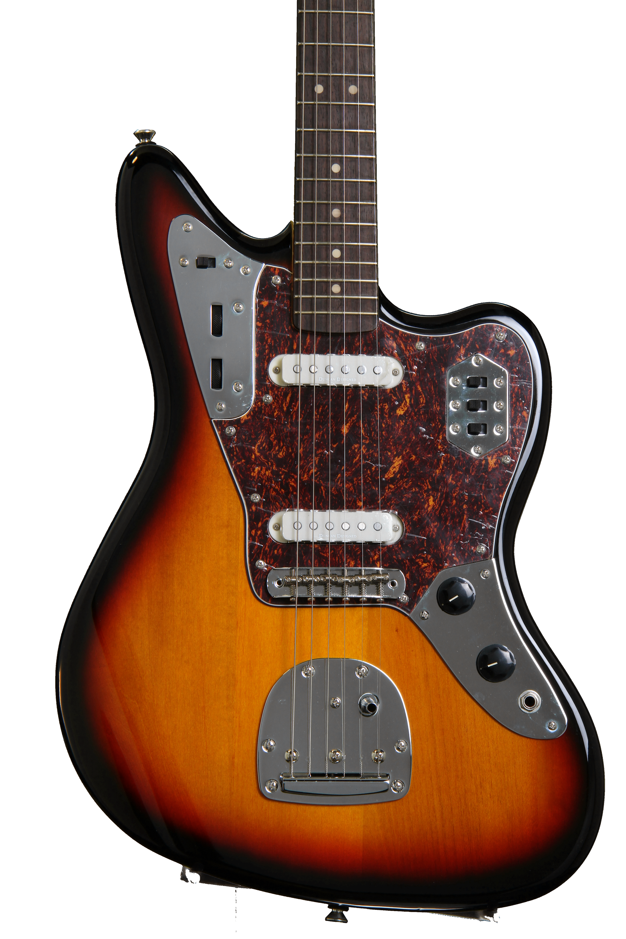 Squier Vintage Modified Jaguar - 3-color Sunburst | Sweetwater