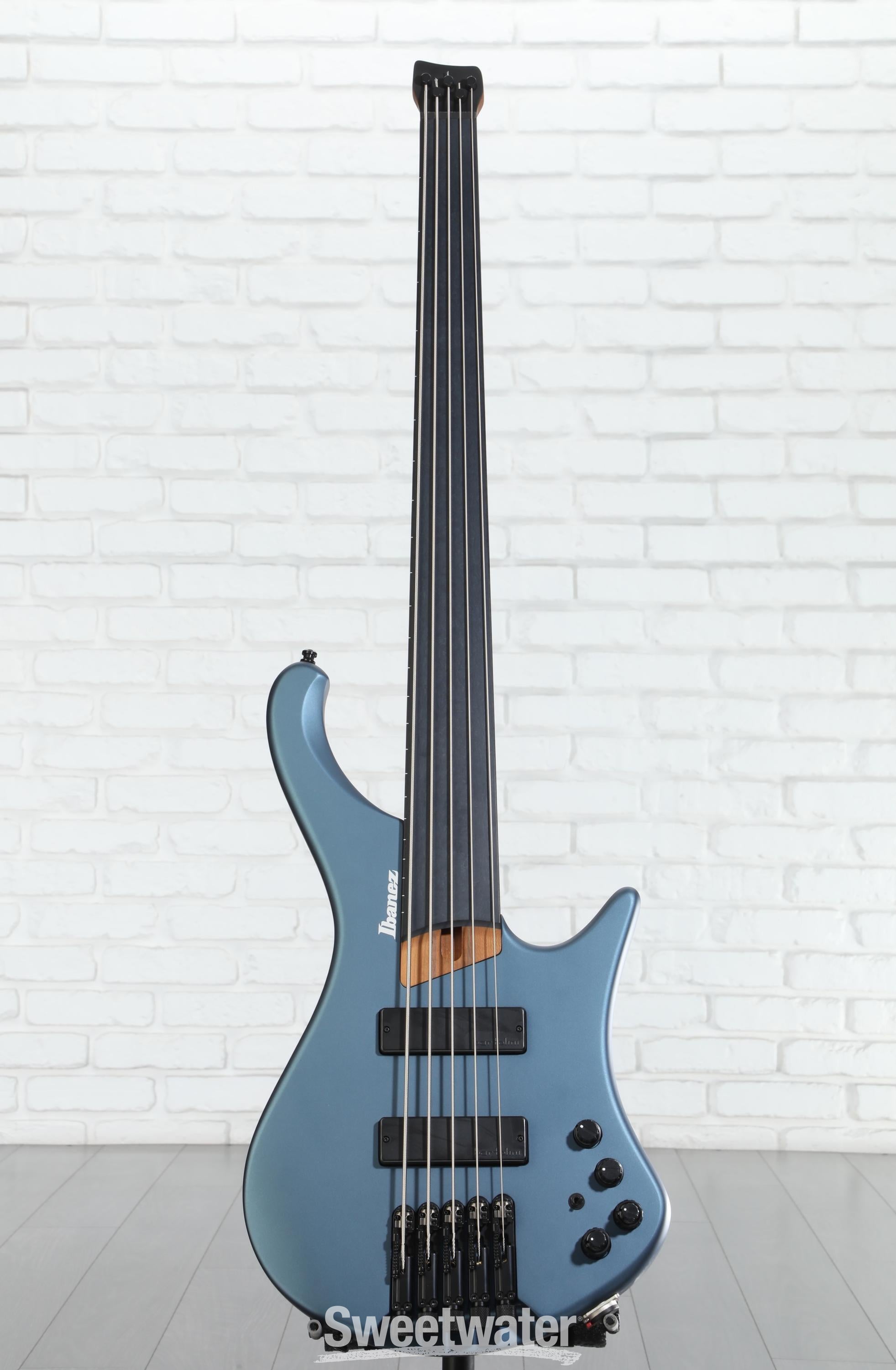 Ibanez Standard EHB1005F Fretless 5-string Bass Guitar - Arctic Ocean Matte