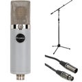 Photo of Mojave Audio MA-301fet Large-diaphragm Condenser Microphone with Stand and Cable - Vintage Gray