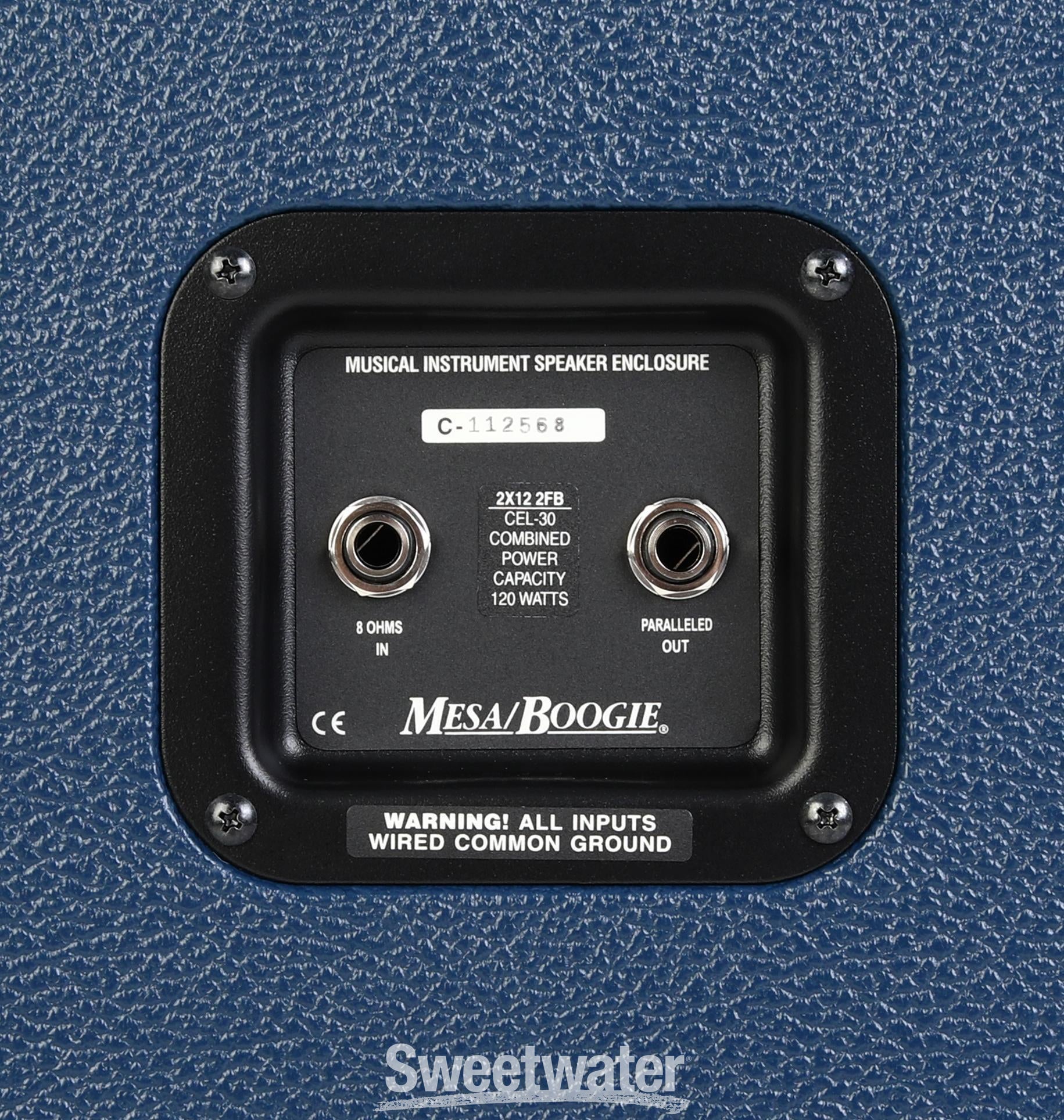 Mesa/Boogie 2 x 12-inch Vertical Rectifier Speaker Cabinet - Blue