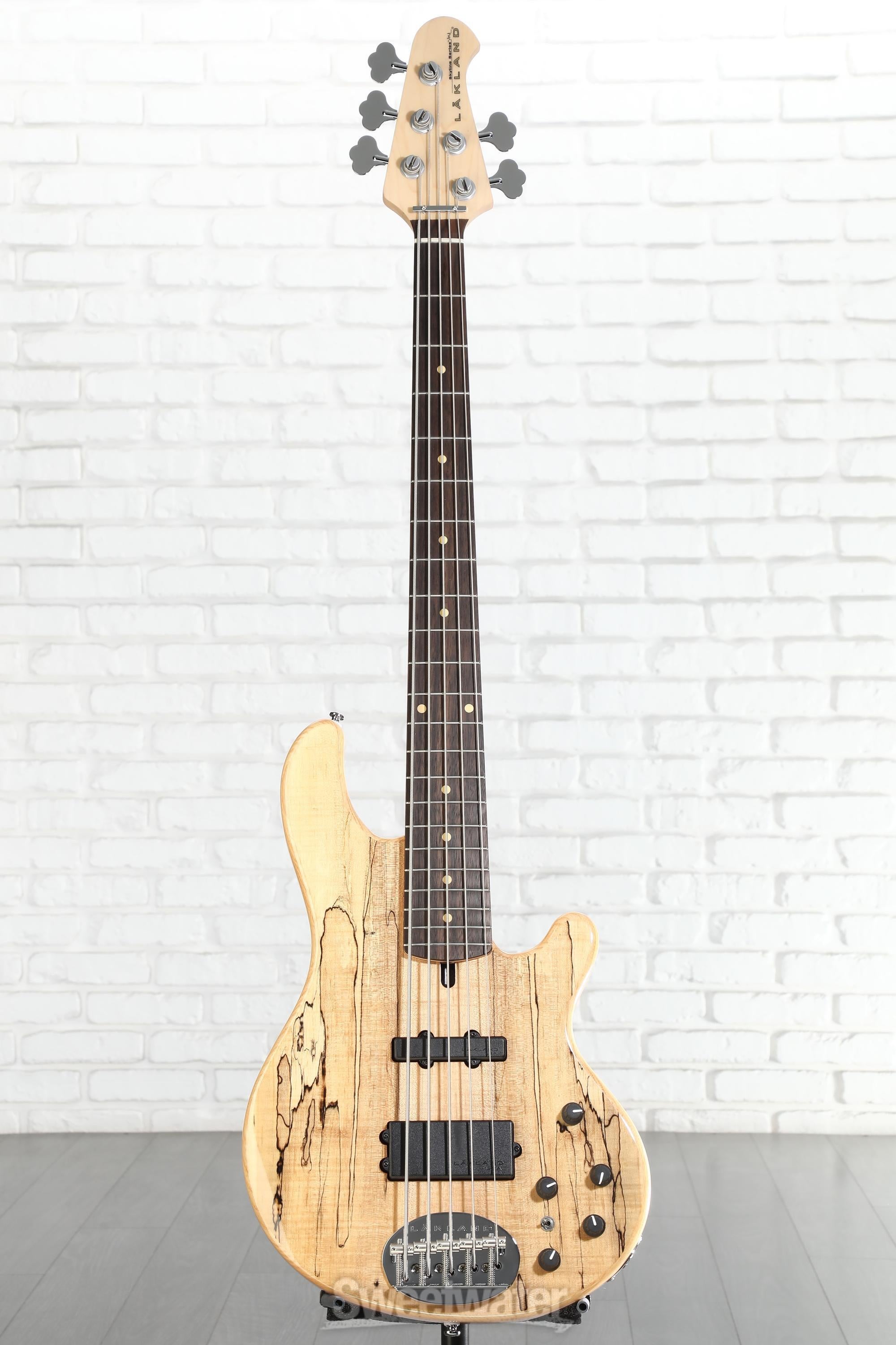 Lakland Skyline 55-02 Deluxe 5-string Bass Guitar - Spalted