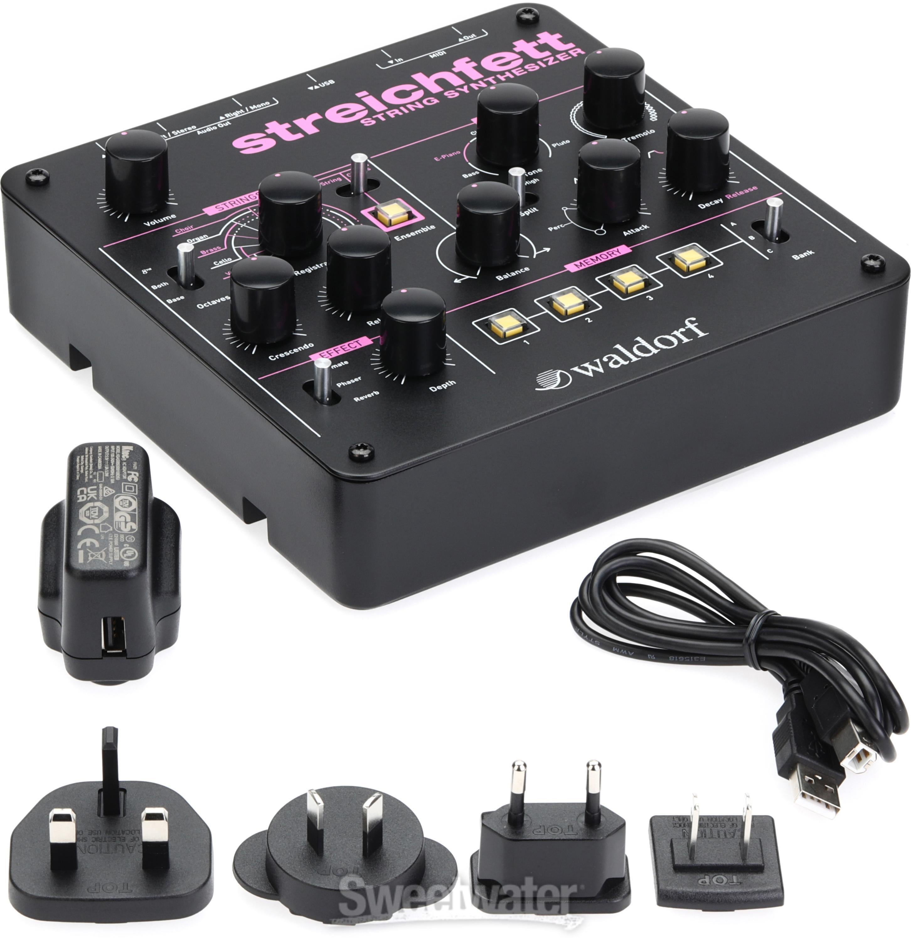 waldorf streichfett ストリング　シンセサイザー Amazon.com: Waldorf Streichfett String Synthesizer Bundle