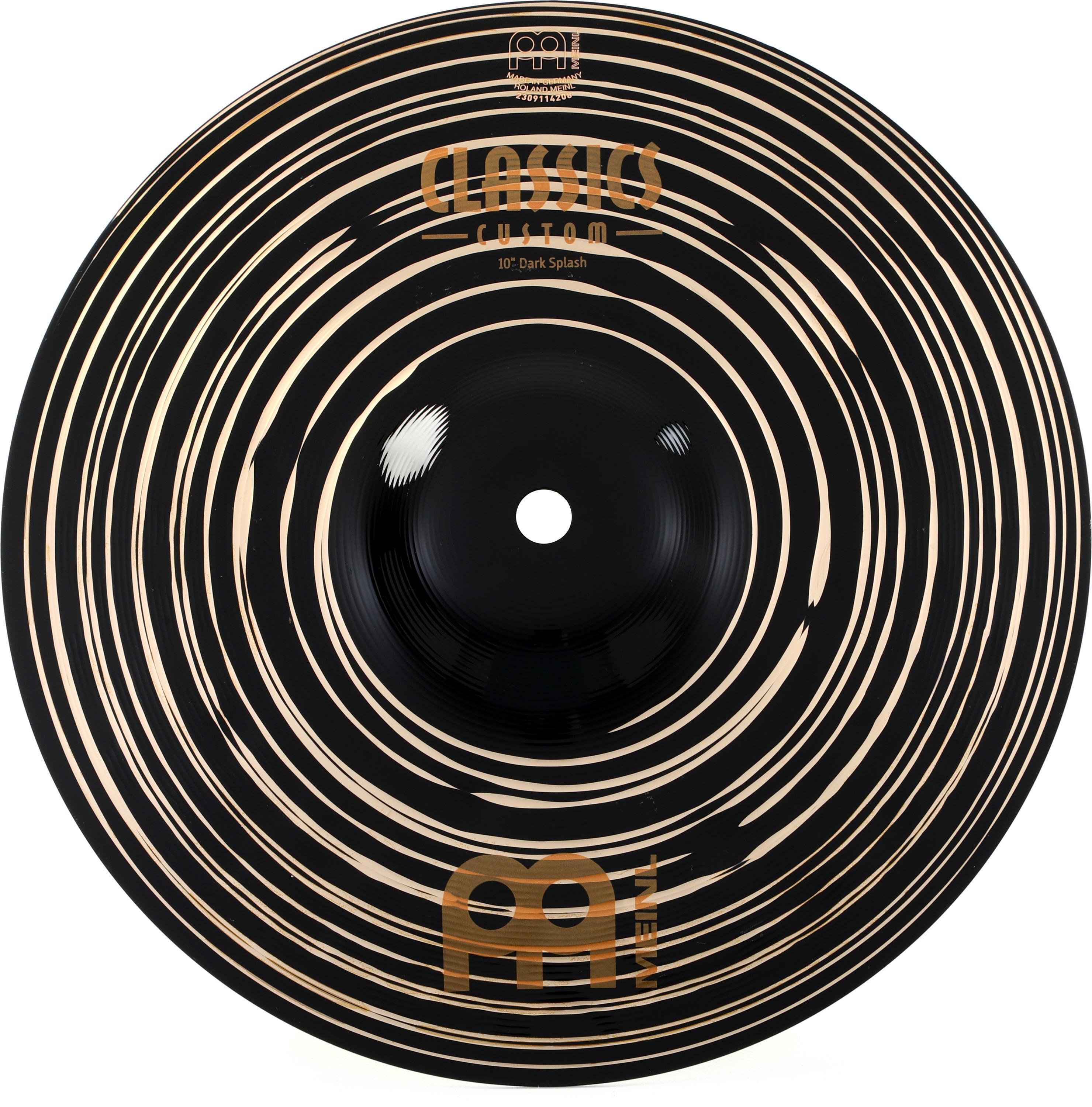 Bundled Item: Meinl Cymbals 10-inch Classics Custom Dark Splash Cymbal