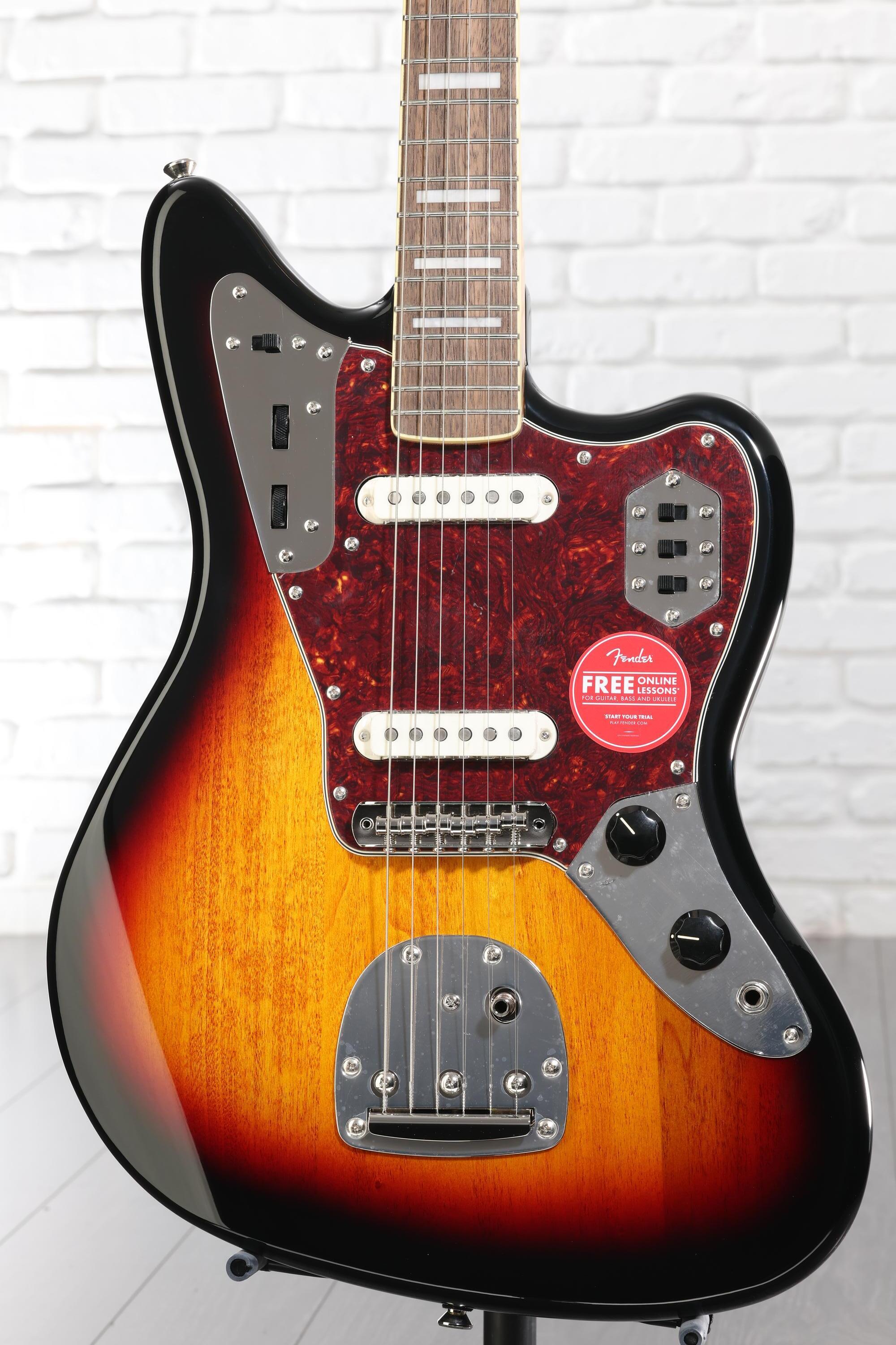 Squier Classic Vibe '70s Jaguar - 3-Tone Sunburst | Sweetwater