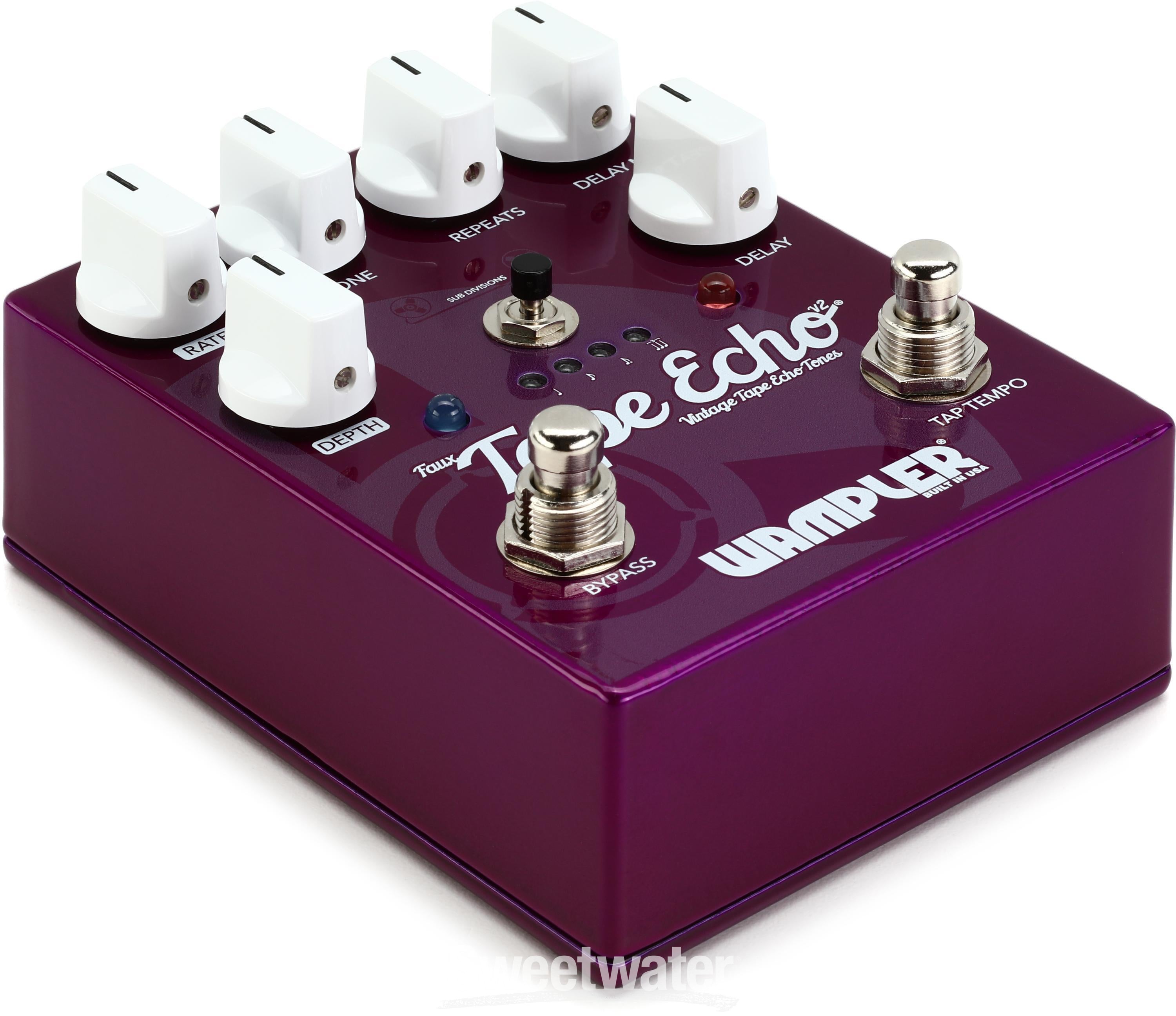 Wampler Faux Tape Echo V2 Delay Pedal Reviews | Sweetwater