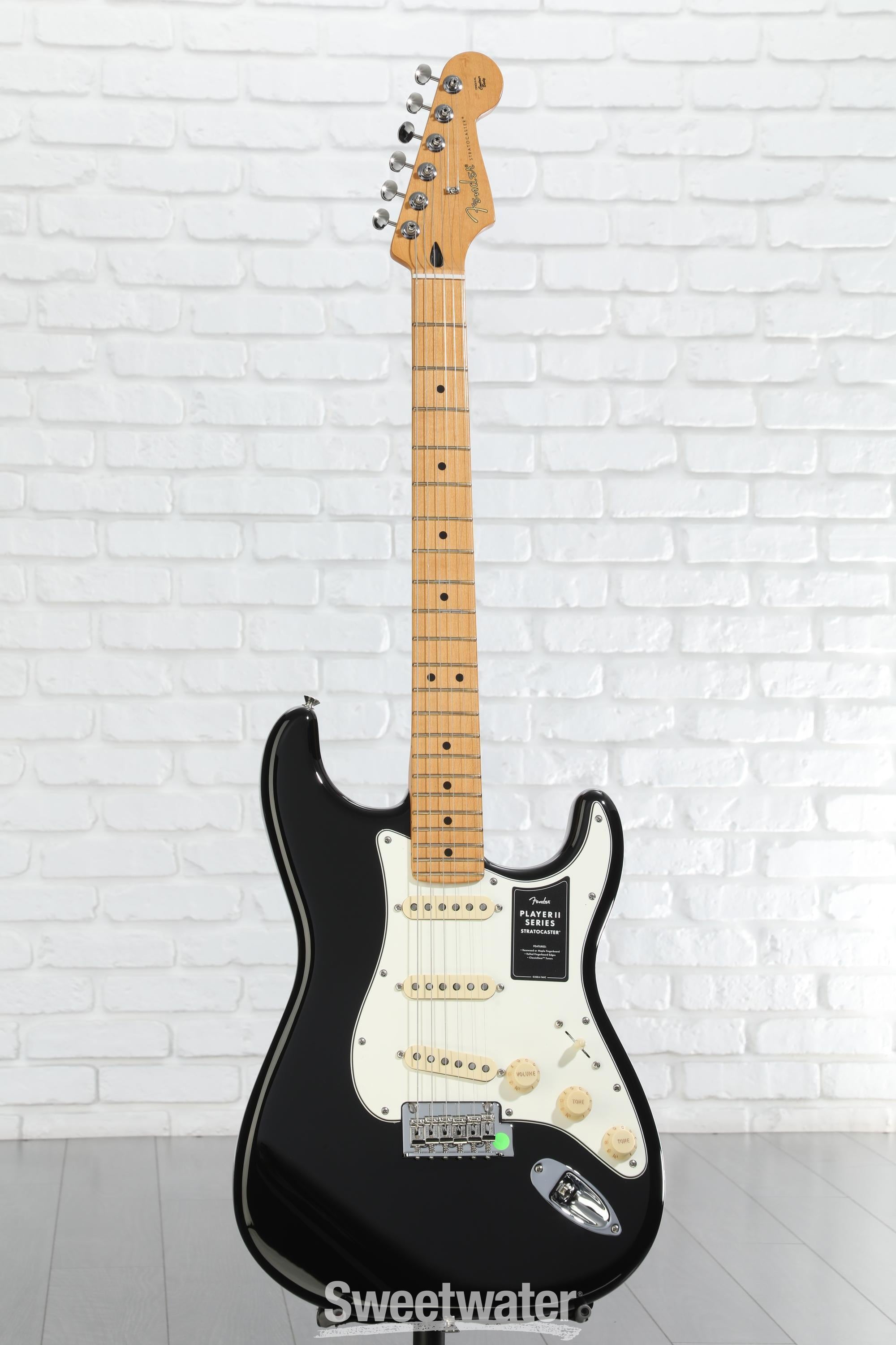 Fender Player II Stratocaster Electric Guitar - Black with