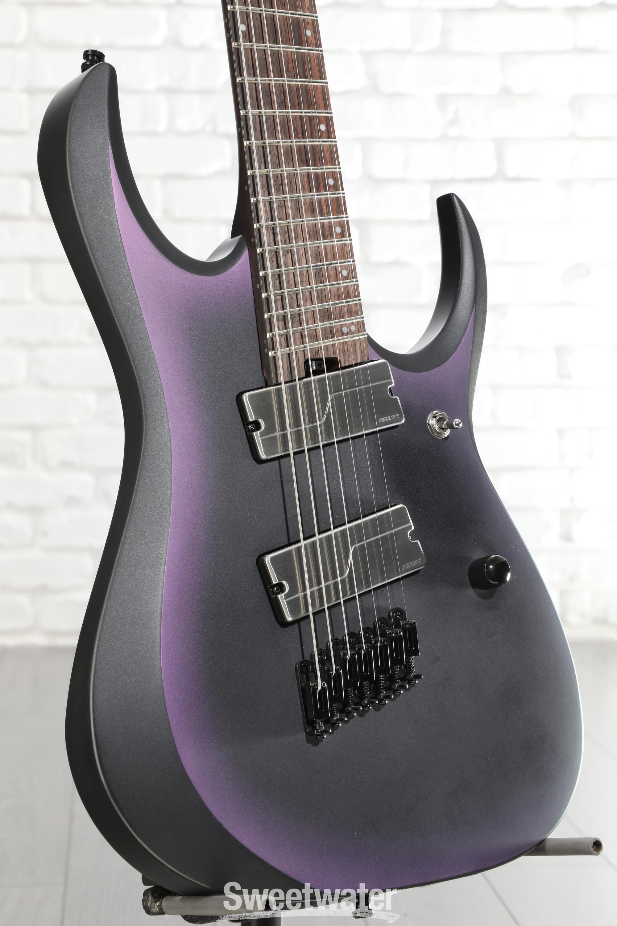 Ibanez Axion Label RGD71ALMS - Black Aurora Burst Matte | Sweetwater