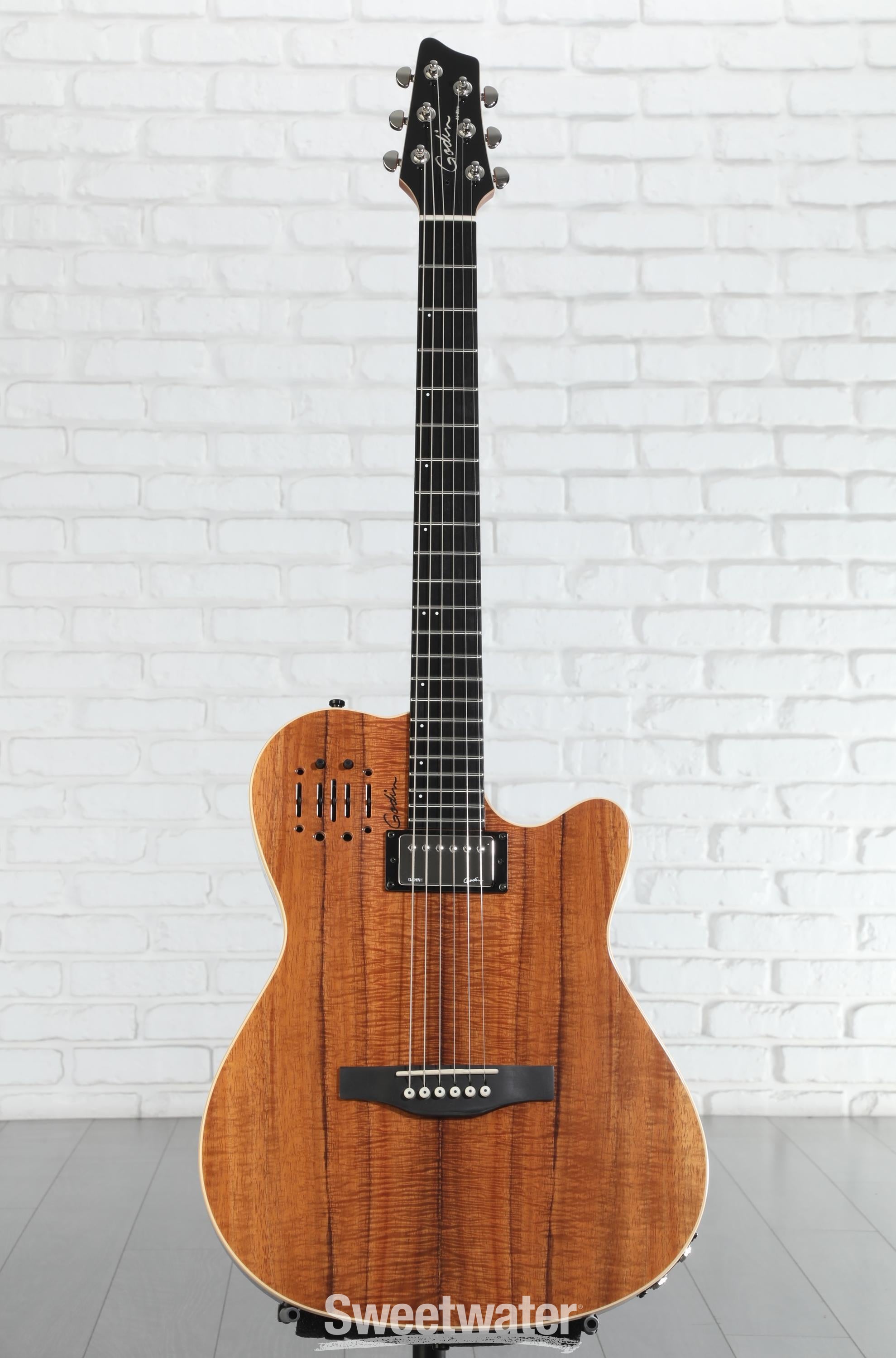 Godin A6 Ultra Extreme Koa HG - Natural | Sweetwater