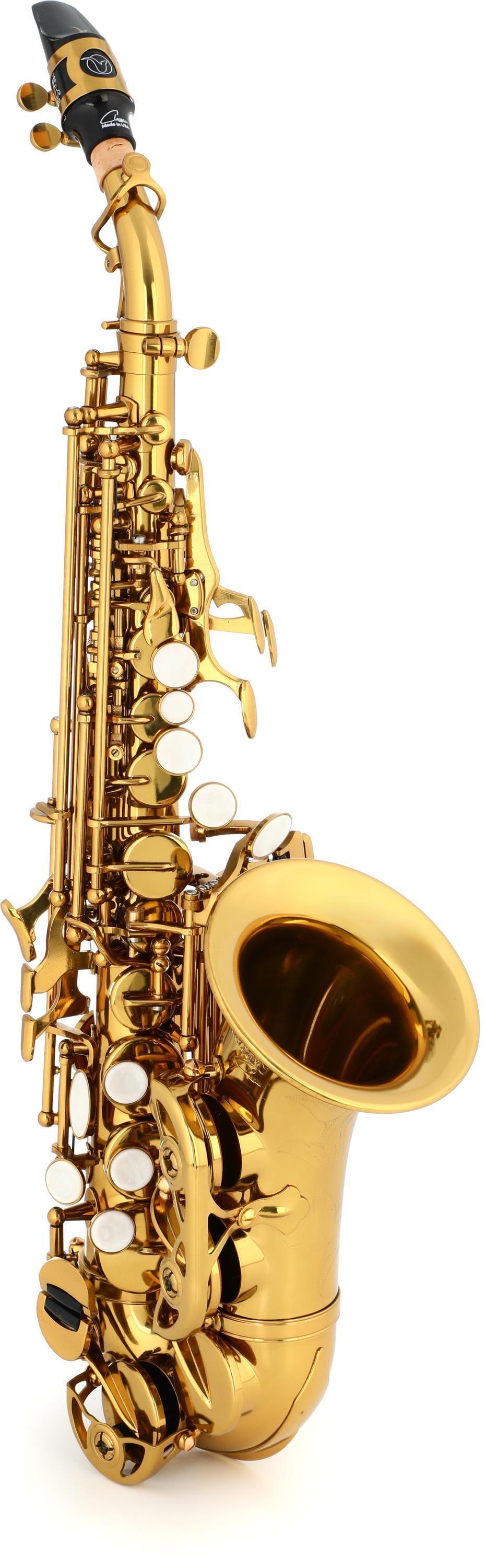 BetterSax Classic Curved Soprano Saxophone - Dark Gold Lacquer