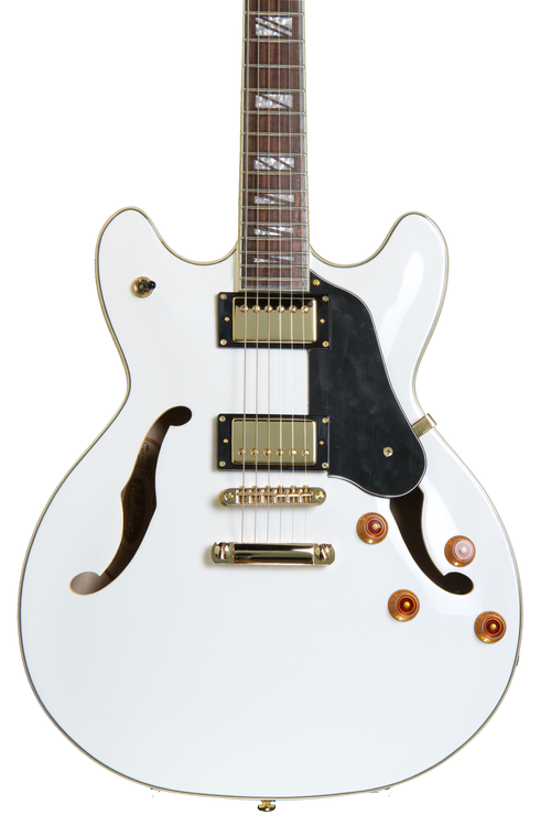 Washburn HB35 Semi-hollowbody Electric - White | Sweetwater
