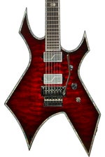 Photo of B.C. Rich Warlock Extreme Exotic with Floyd Rose Electric Guitar - Black Cherry Burst