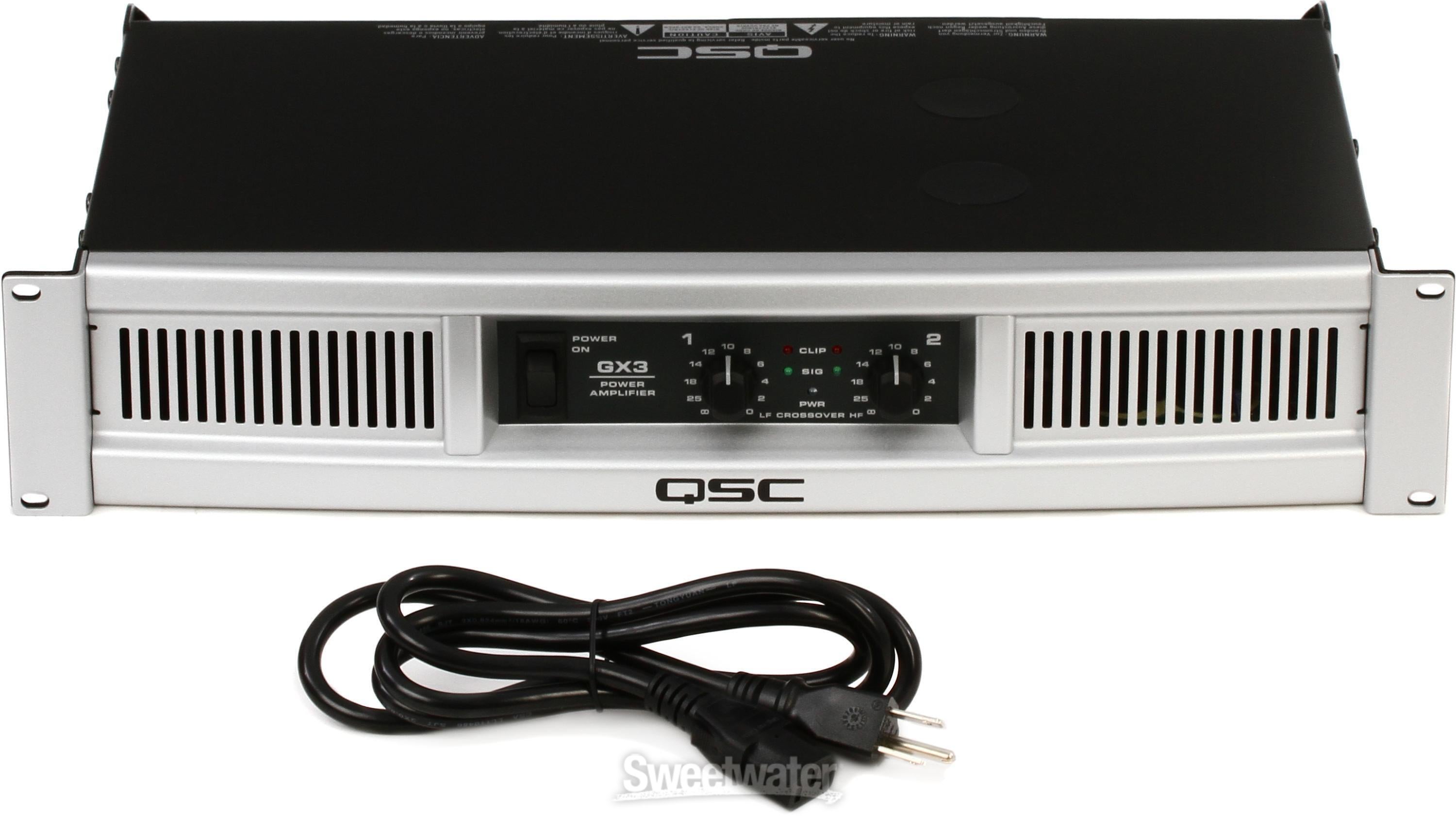 QSC GX3 425W 2-channel Power Amplifier | Sweetwater