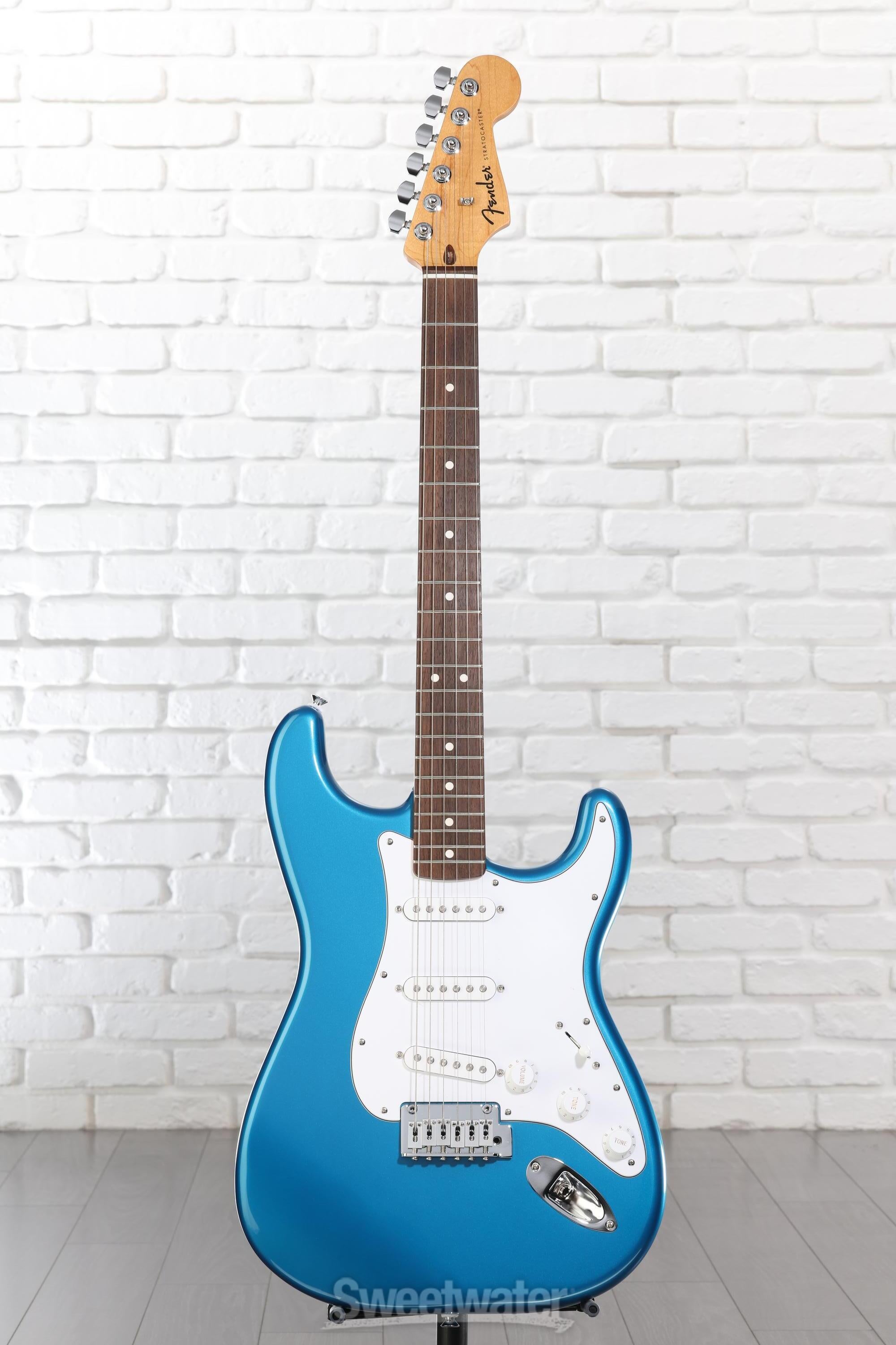 Fender Standard Stratocaster Electric Guitar - Aqua Marine Metal