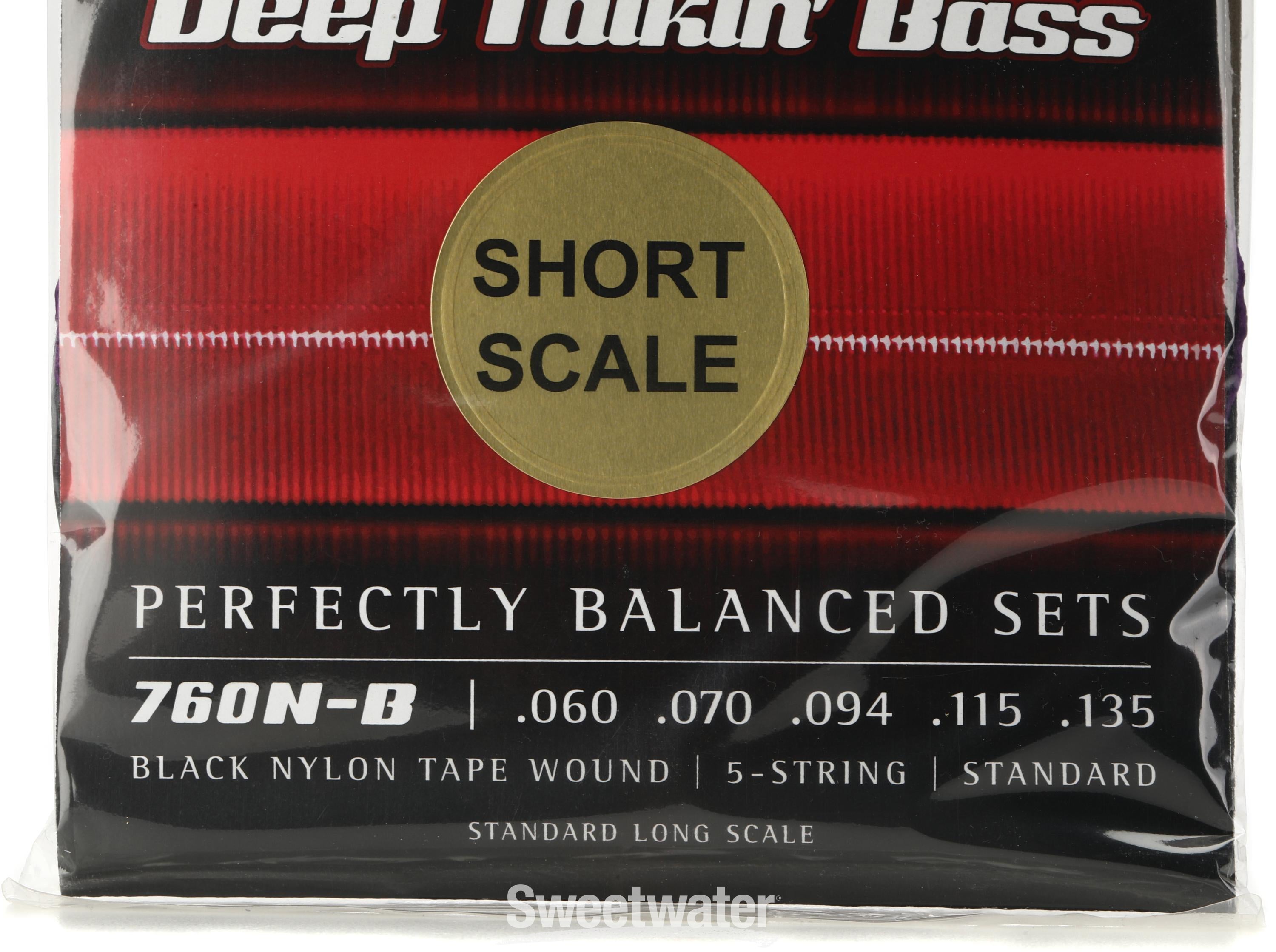 La Bella 760N B S Deep Talkin Bass Black Nylon Tapewound Bass