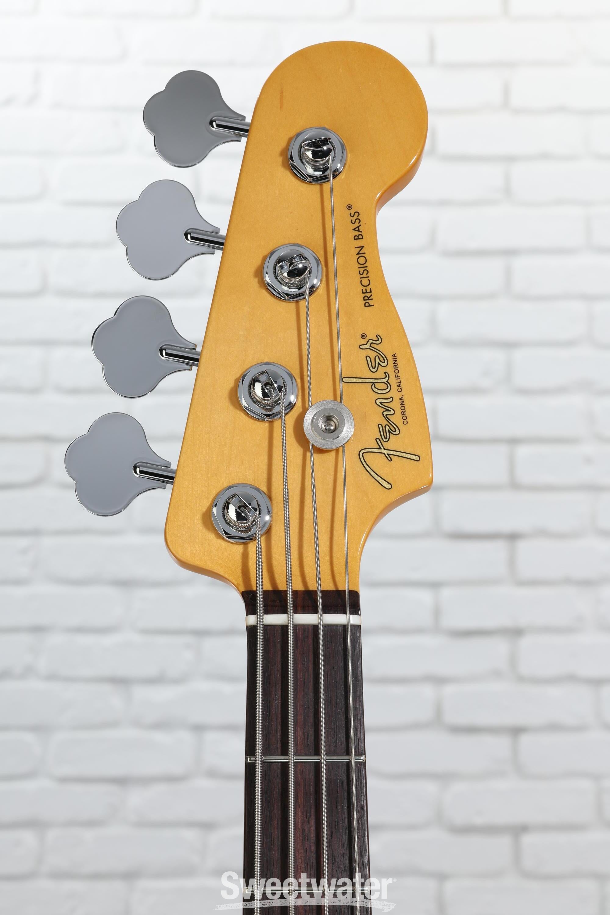 Fender American Professional II Precision Bass - Mystic Surf Green with Rosewood Fingerboard