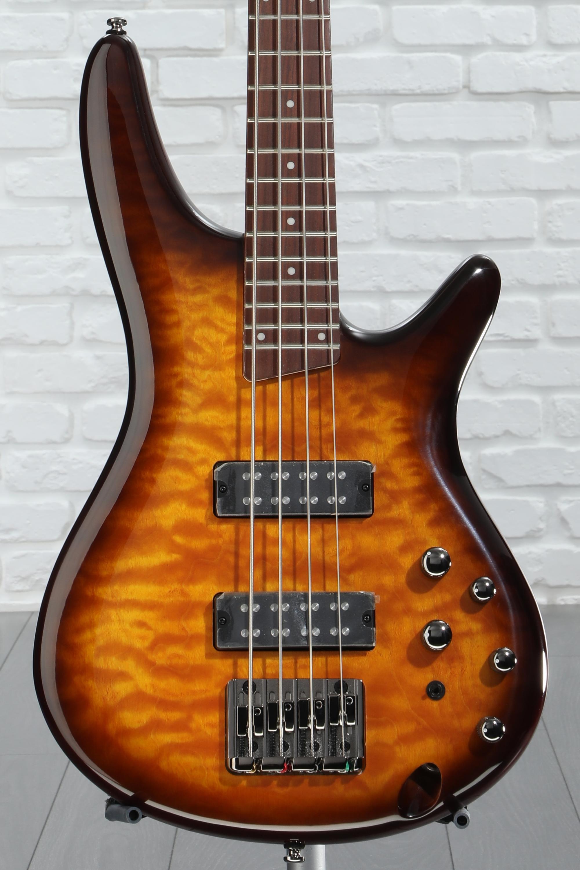 Ibanez Standard SR400EQM Bass Guitar - Dragon Eye Burst