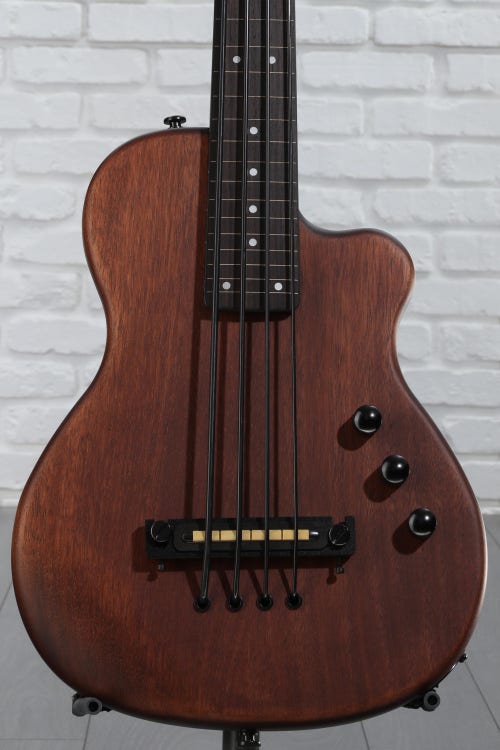 Gold Tone ME-BassFL 23-inch Scale Fretless Electric MicroBass - Natural