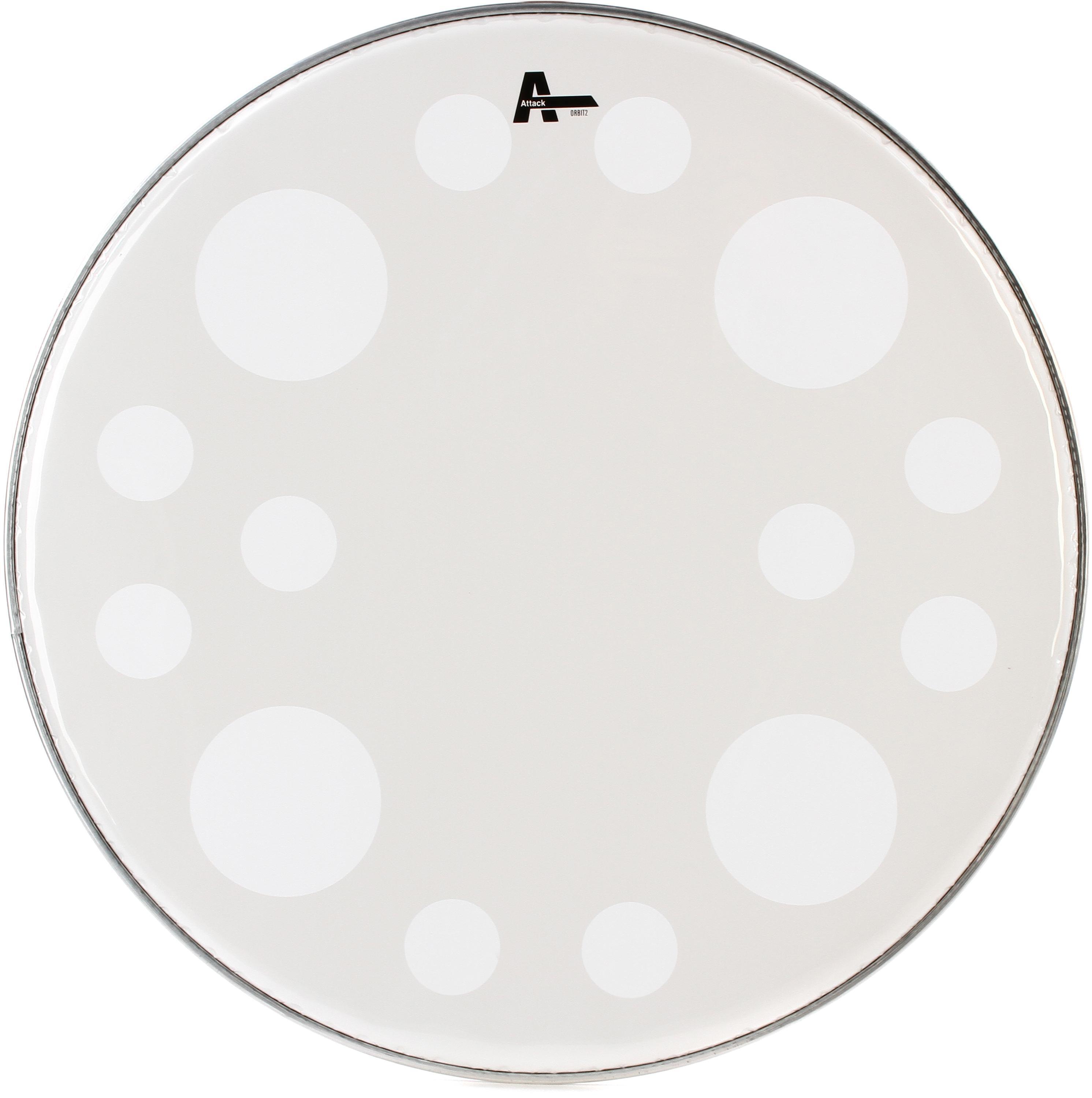 Photo of Attack Orbit White Bass Drumhead - 24 inch