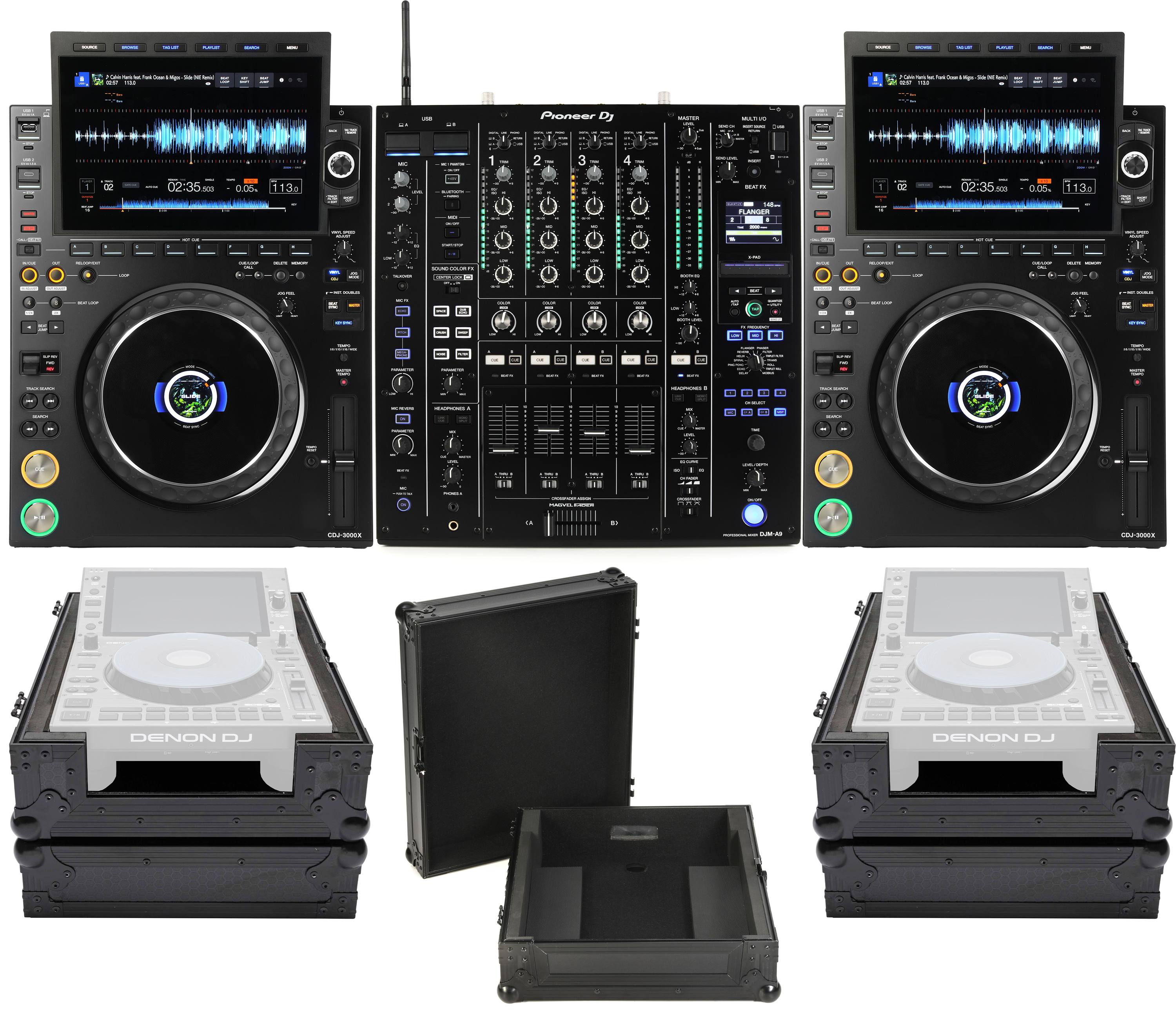 Denon CDJ Mixer セット DENON CDJ ミキサーセット