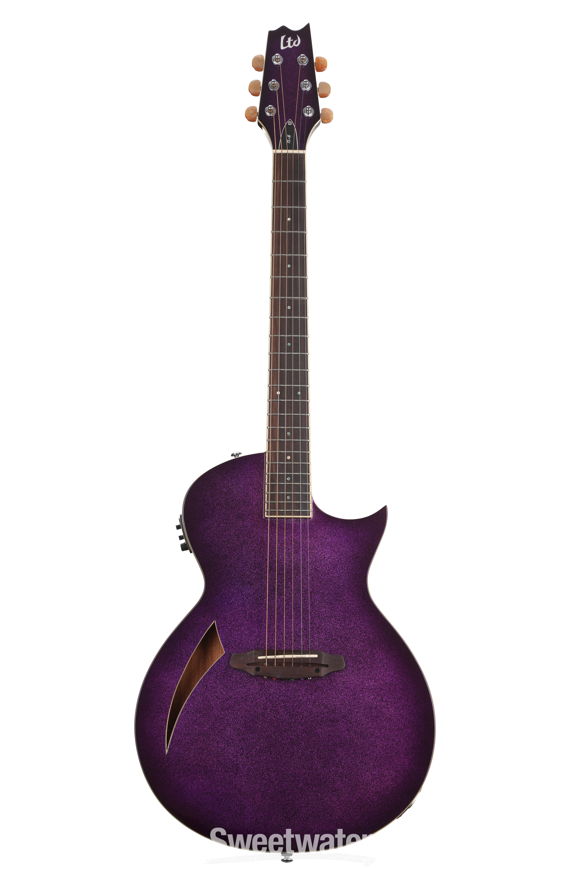 LTD　ESP　Acoustic-electric　Burst　Sweetwater　TL-6　Purple　Guitar　Sparkle